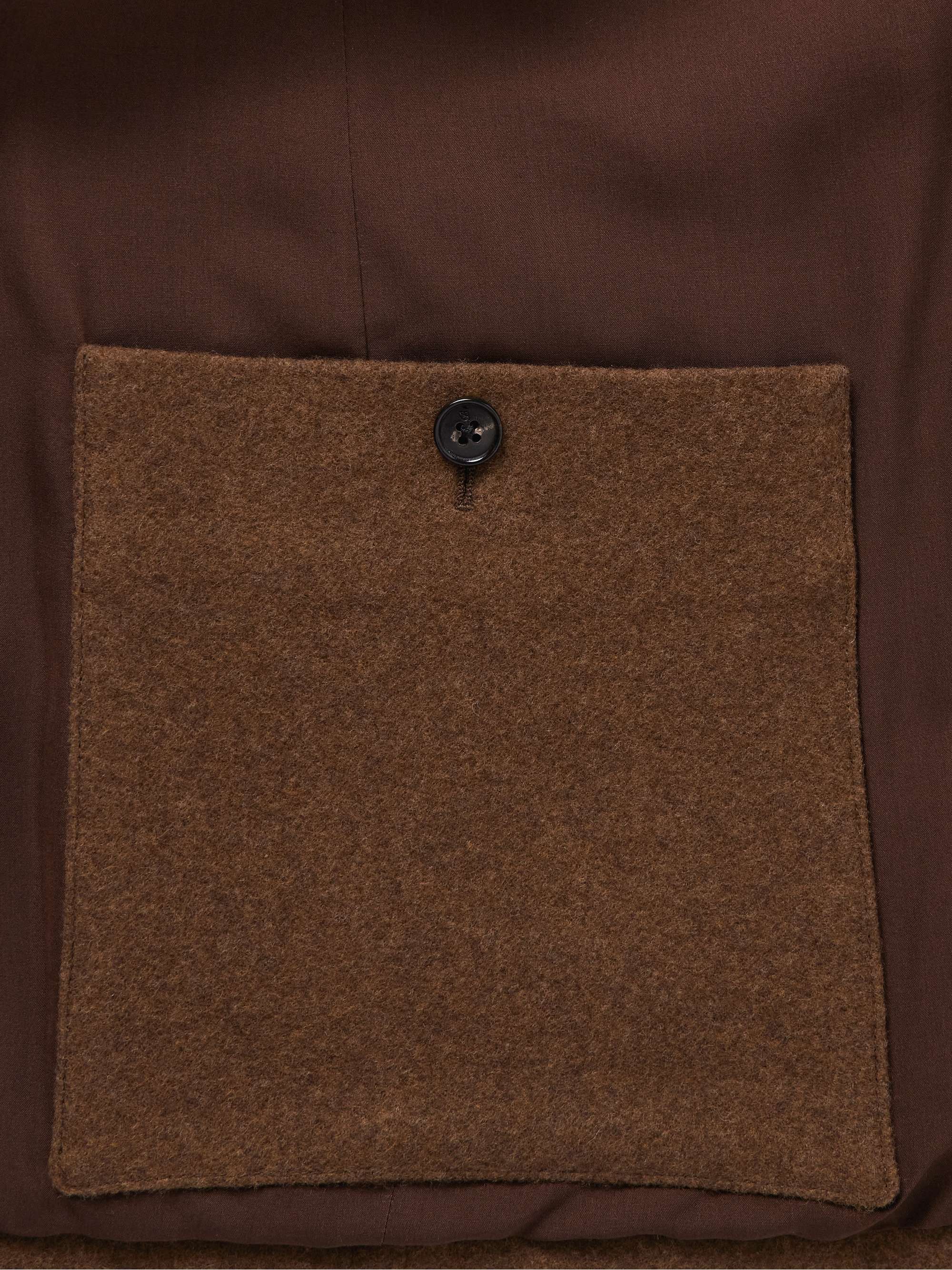 Brushed Wool and Cashmere-Blend Blazer view