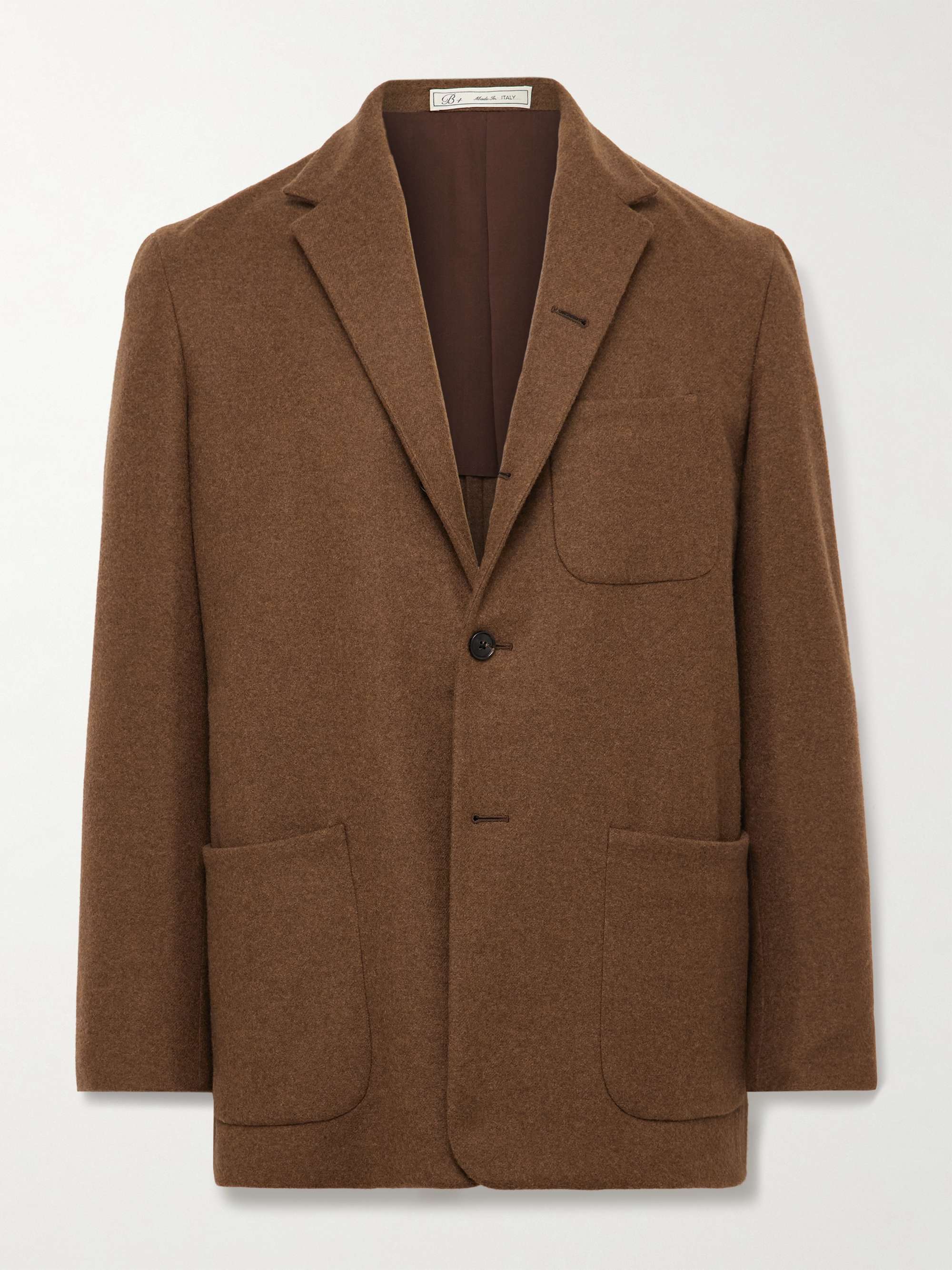 Brushed Wool and Cashmere-Blend Blazer view