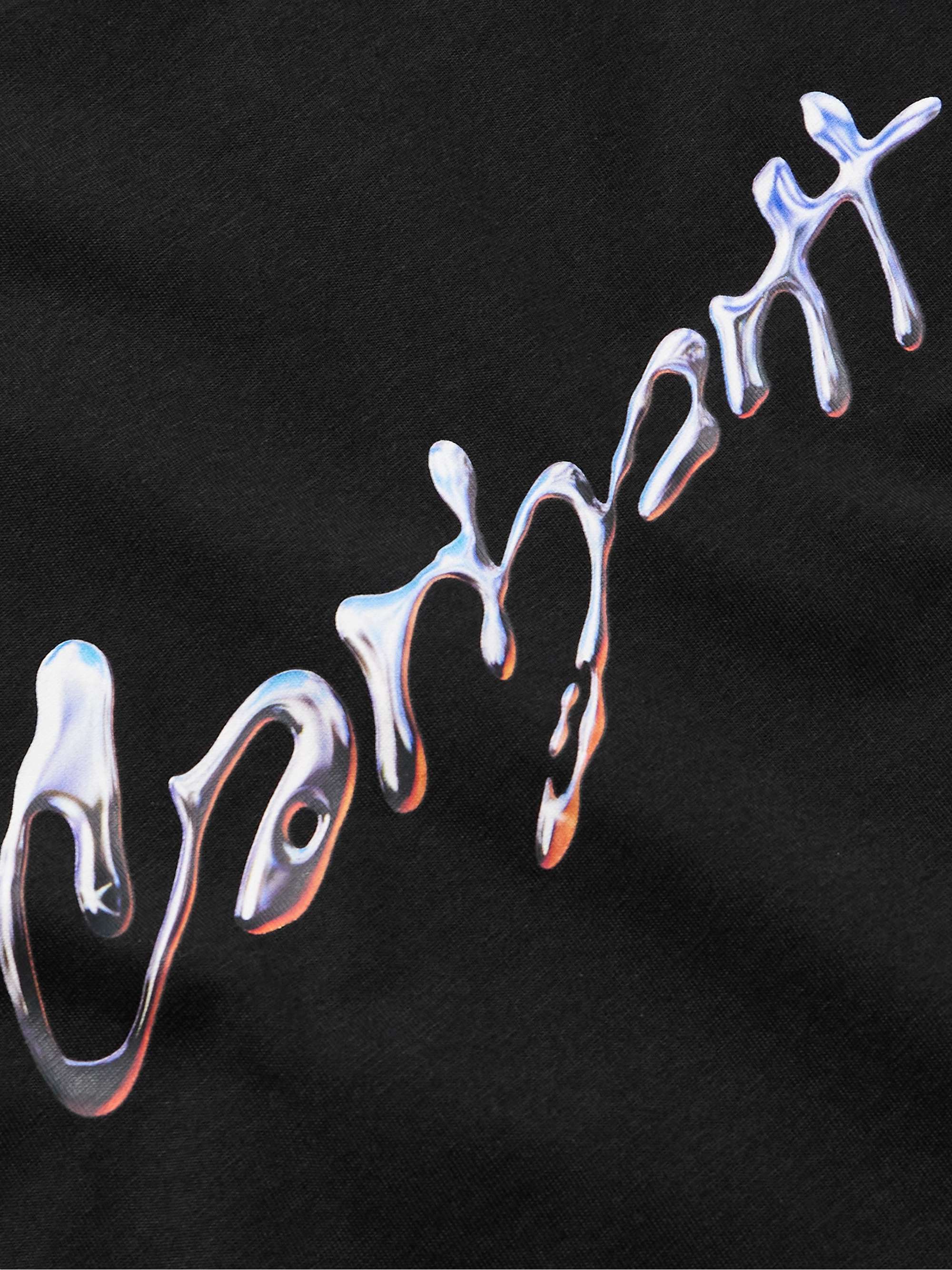 Drip Script Logo-Print Cotton-Jersey T-Shirt view