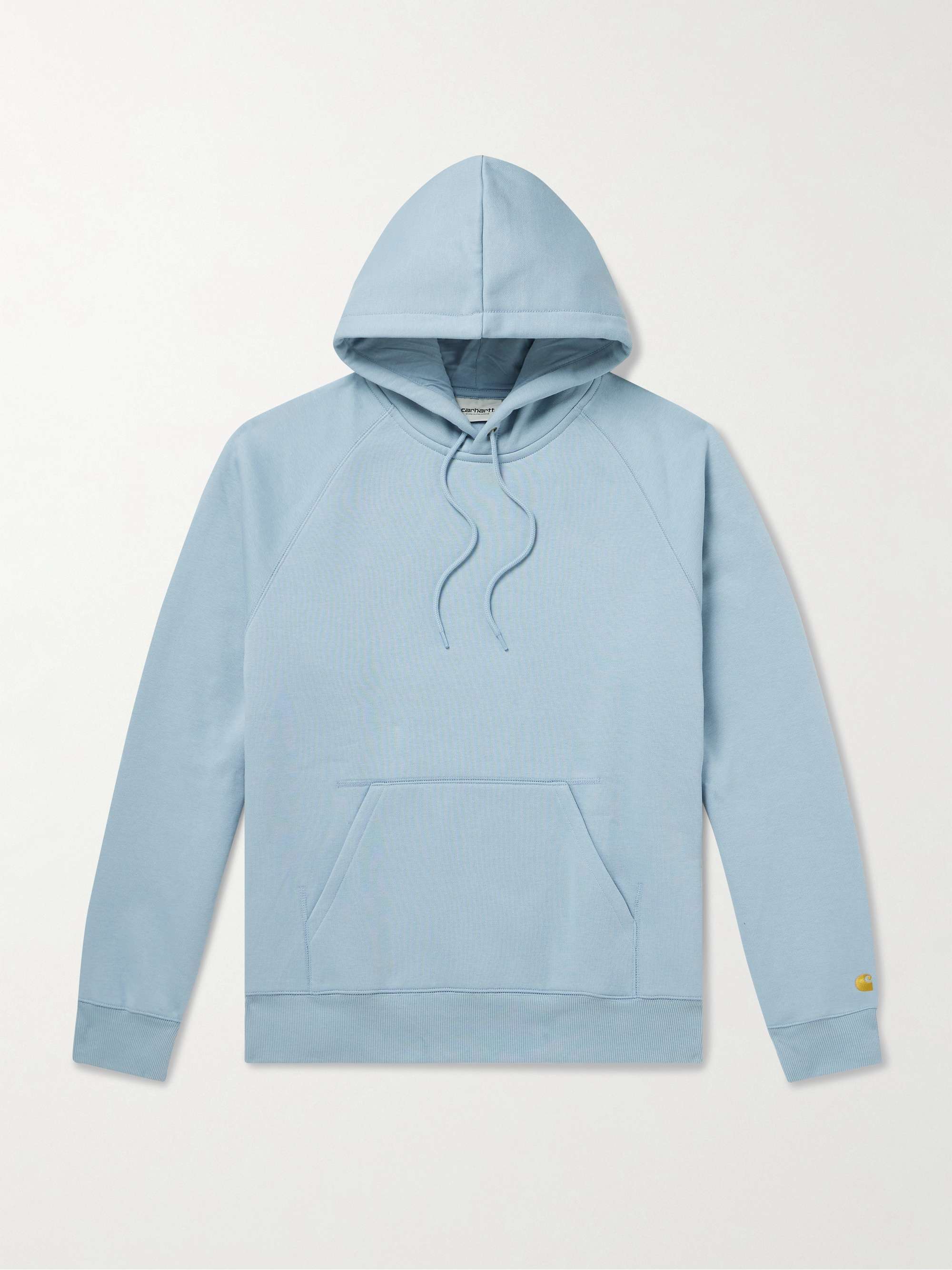 Chase Logo-Embroidered Cotton-Jersey Hoodie view