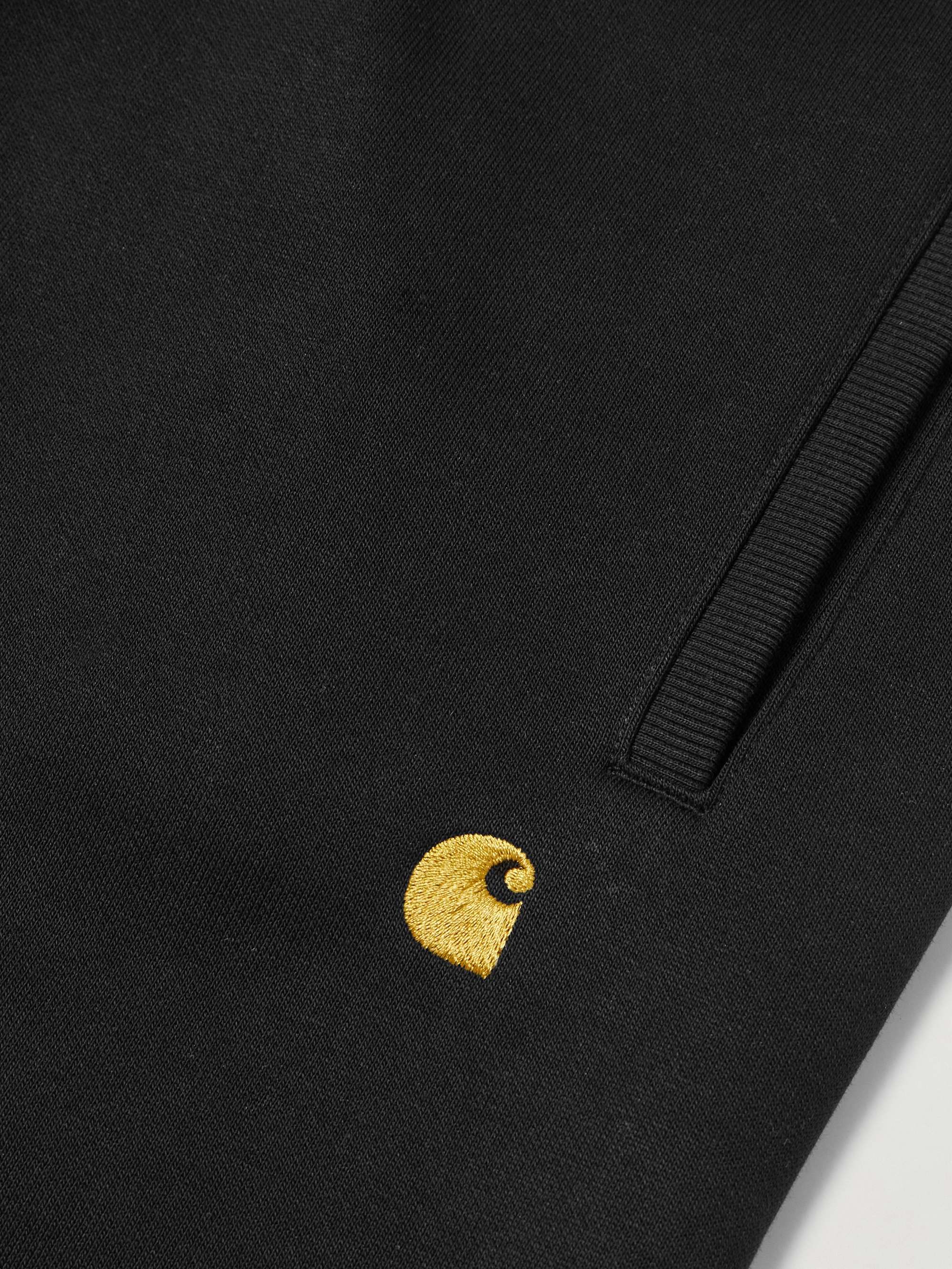 Chase Tapered Logo-Embroidered Cotton-Blend Jersey Sweatpants view
