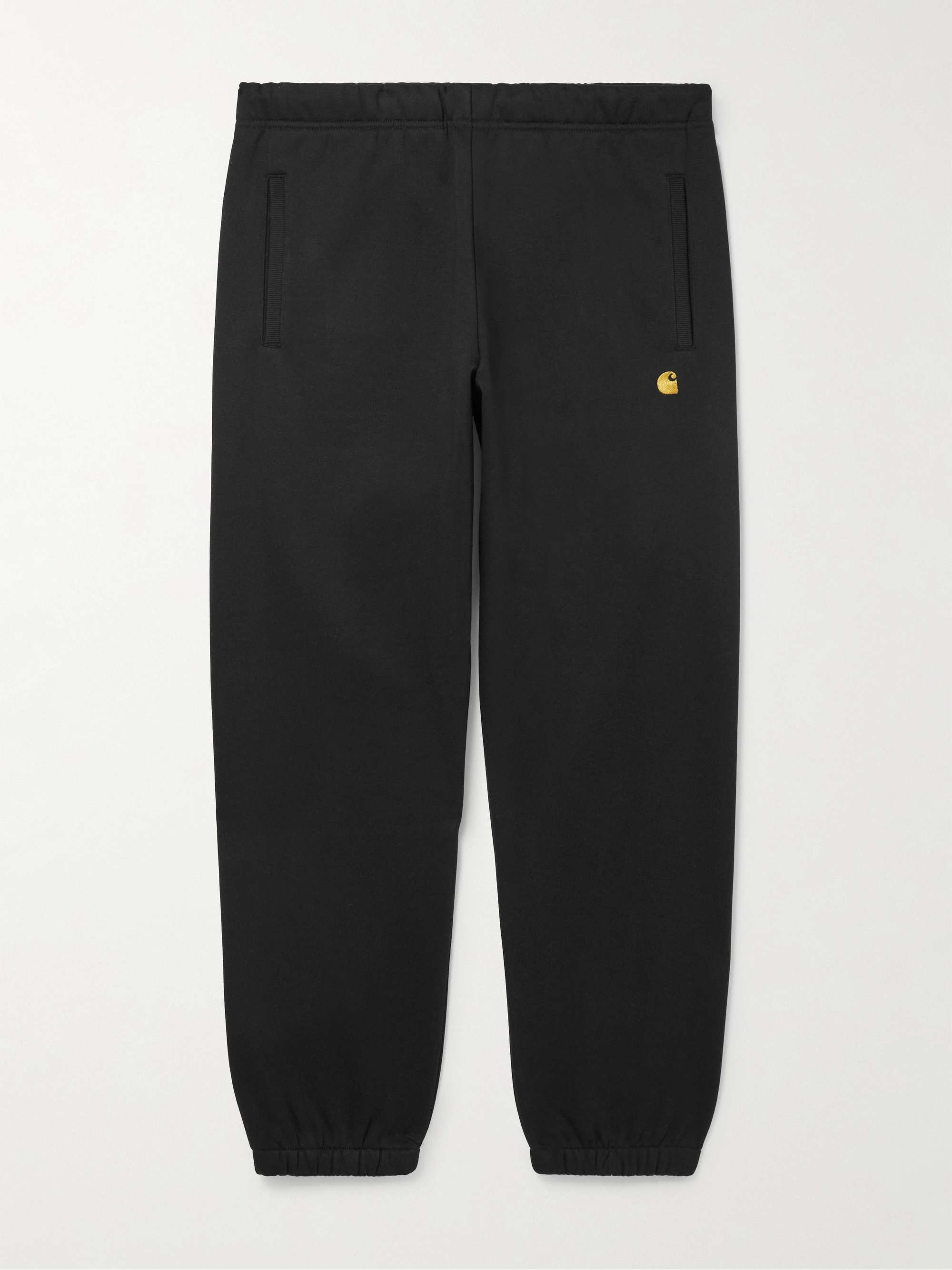 Chase Tapered Logo-Embroidered Cotton-Blend Jersey Sweatpants view