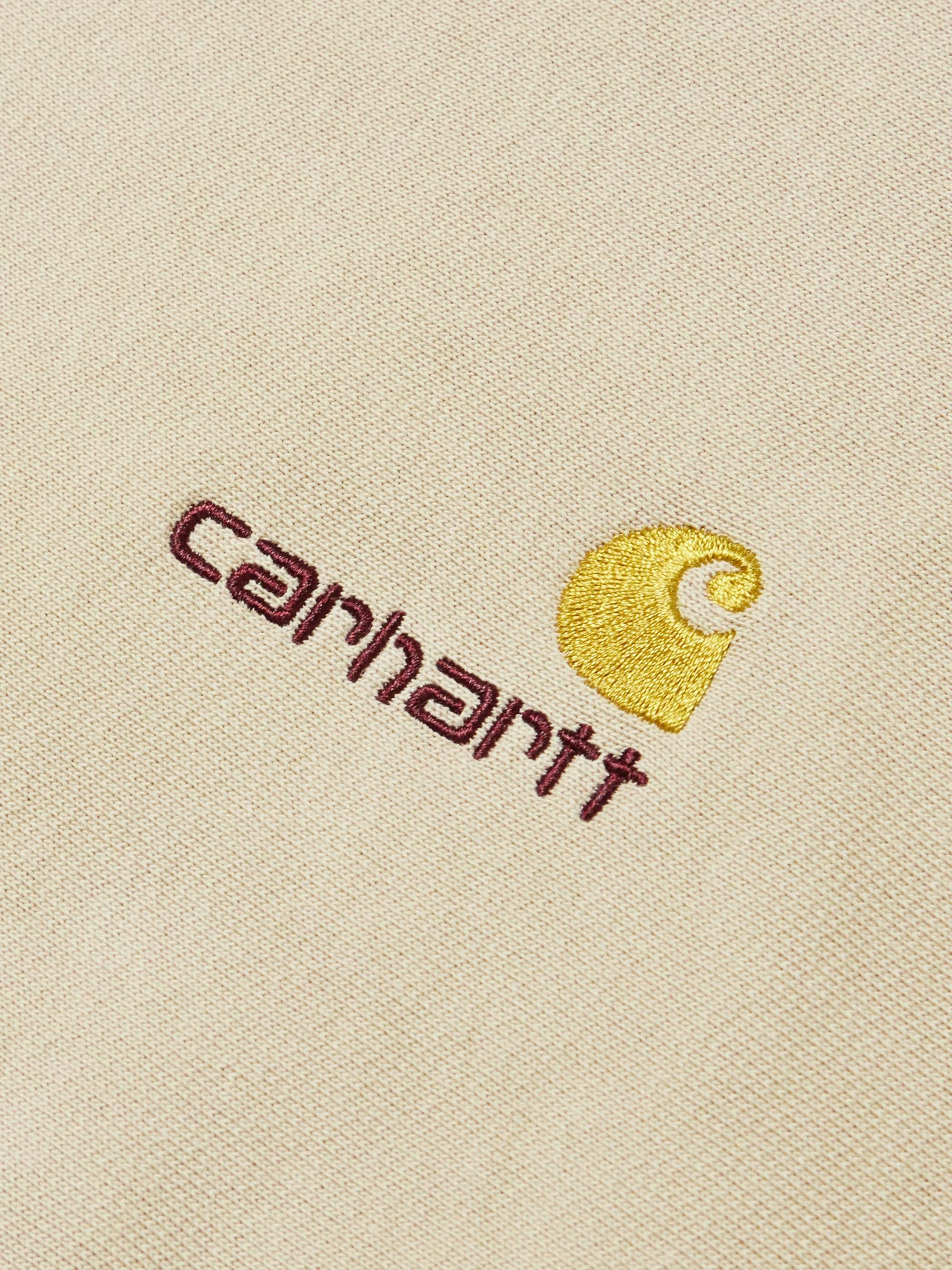 American Script Cotton-Blend Jersey Half-Zip Sweatshirt view