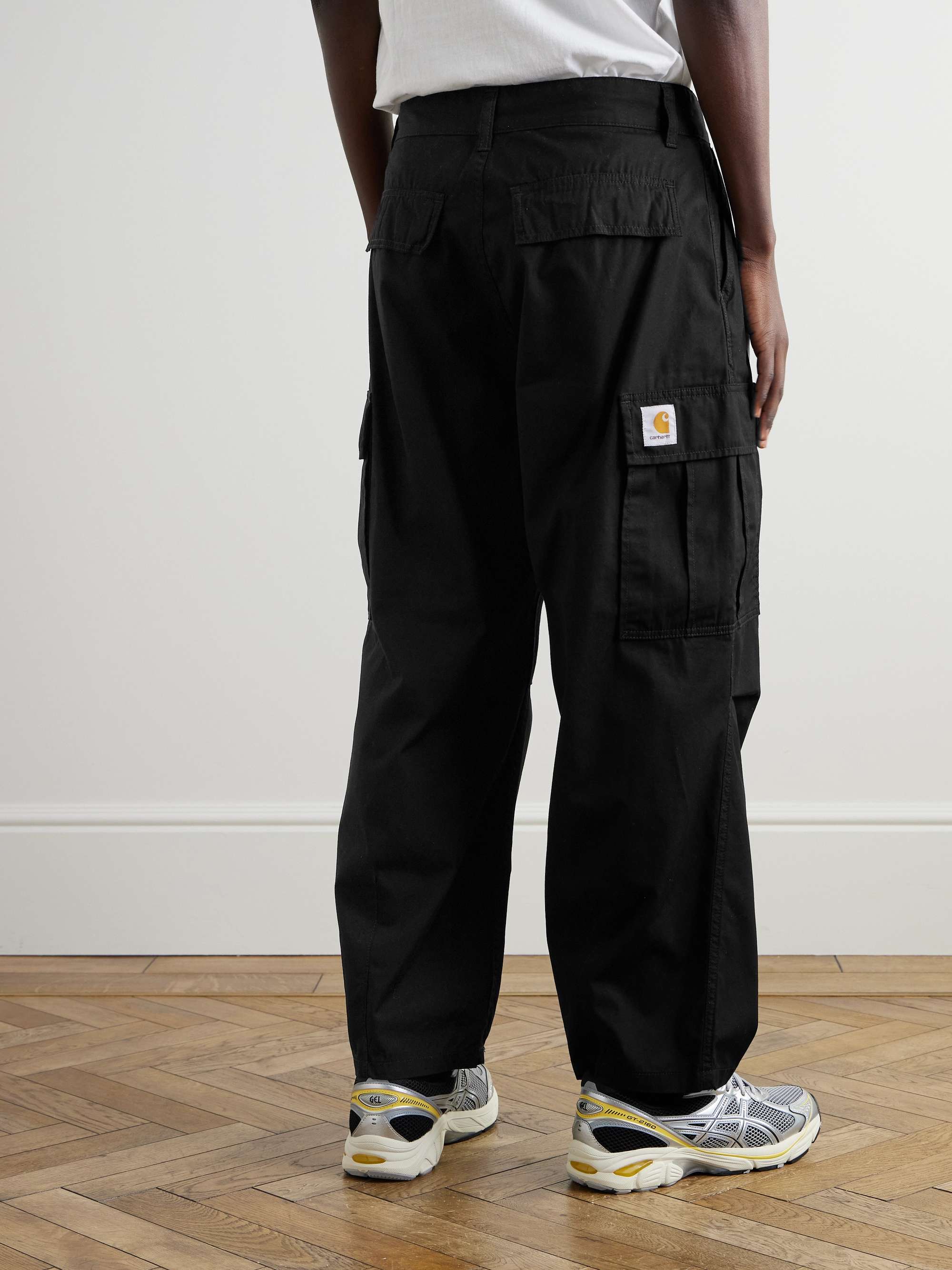 Cole Straight-Leg Cotton-Twill Cargo Trousers view