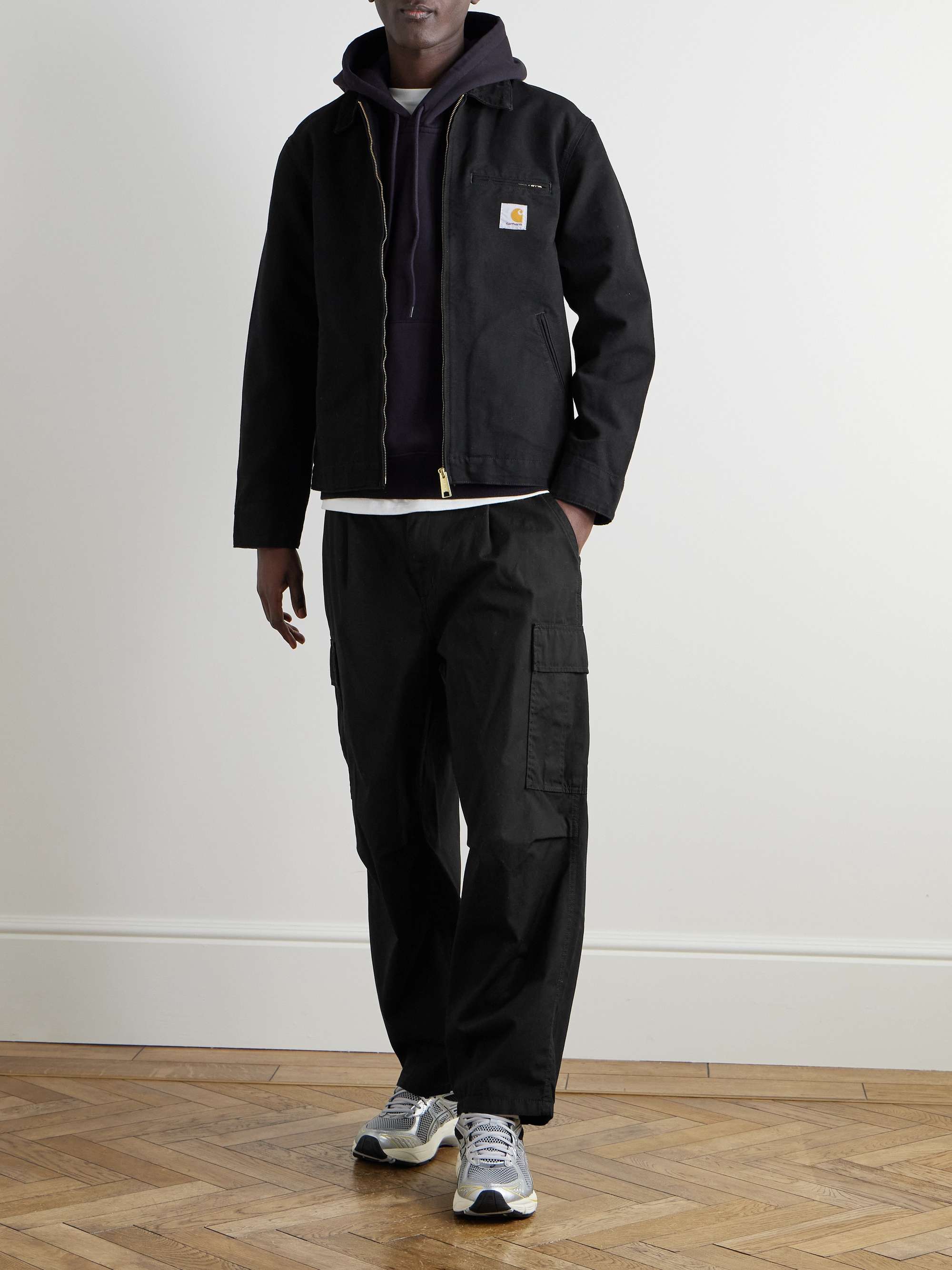 Cole Straight-Leg Cotton-Twill Cargo Trousers view