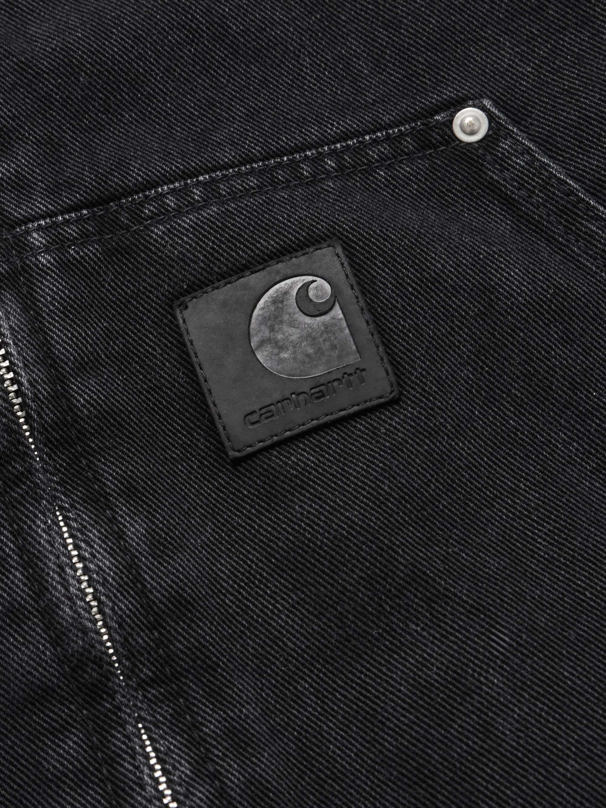 OG Active Rivet Logo-Appliquéd Organic Denim Hooded Jacket view