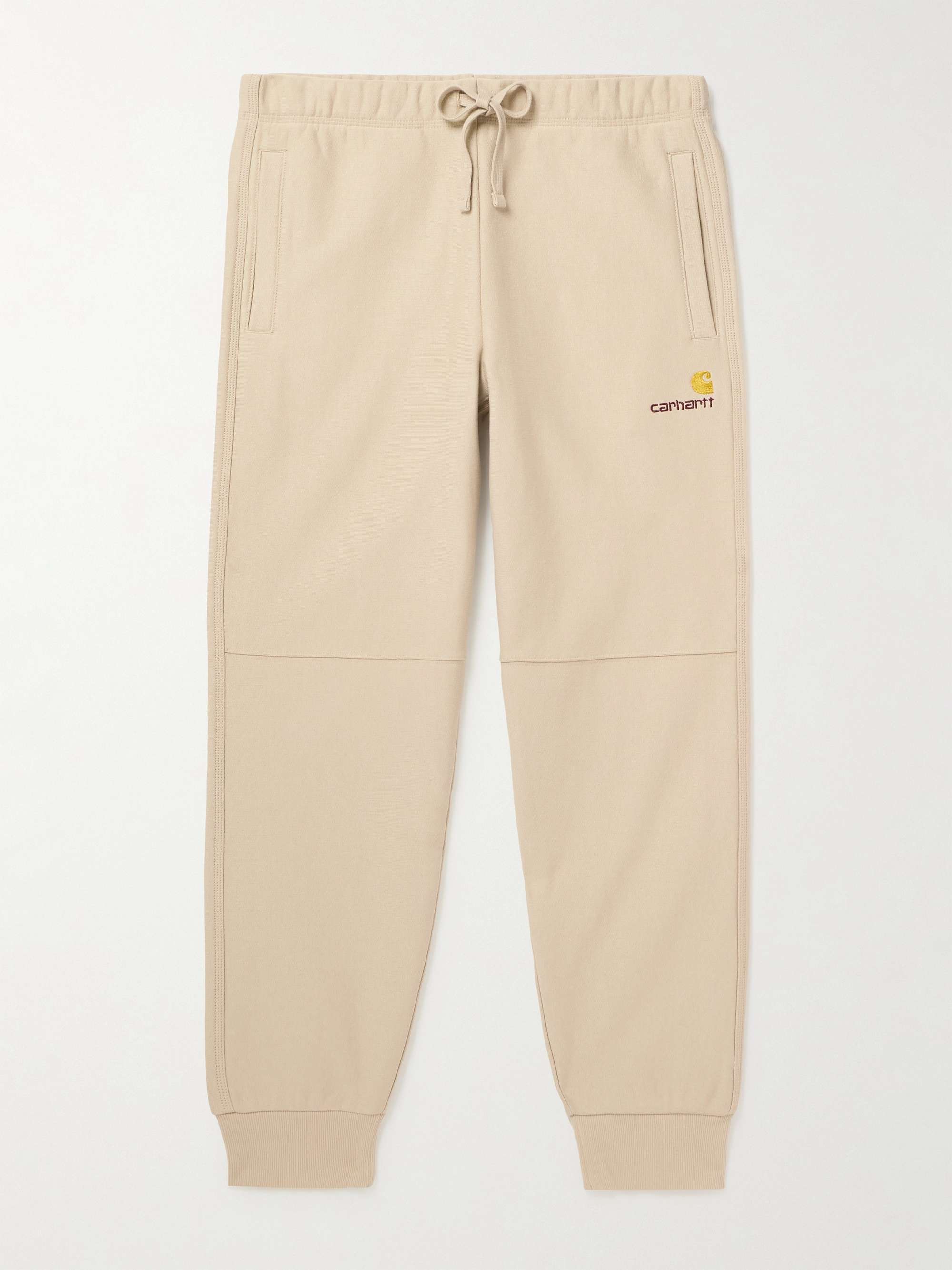 American Script Tapered Cotton-Blend Jersey Sweatpants view