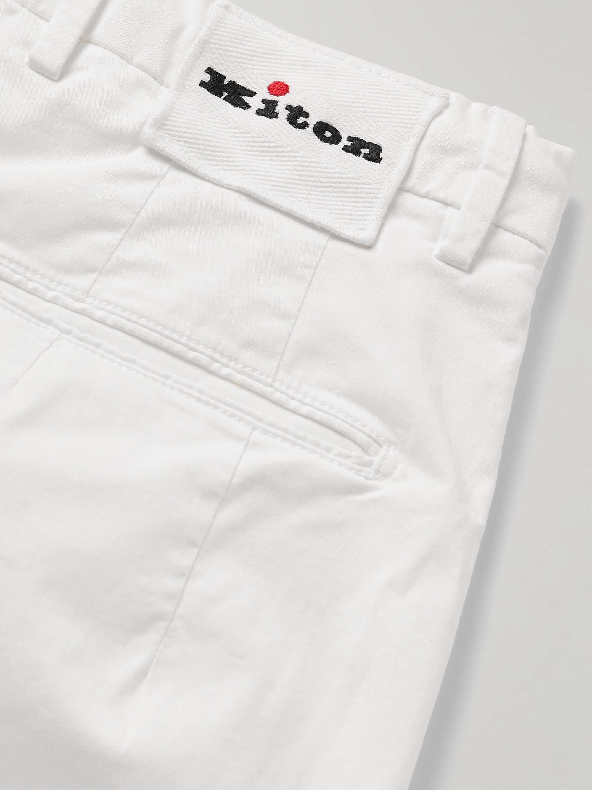 Slim-Fit Stretch-Cotton Shorts view