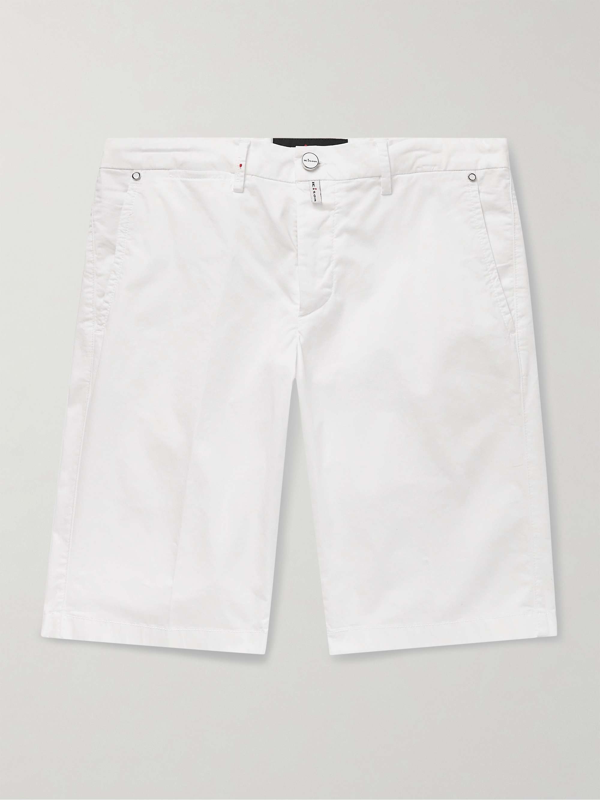 Slim-Fit Stretch-Cotton Shorts view