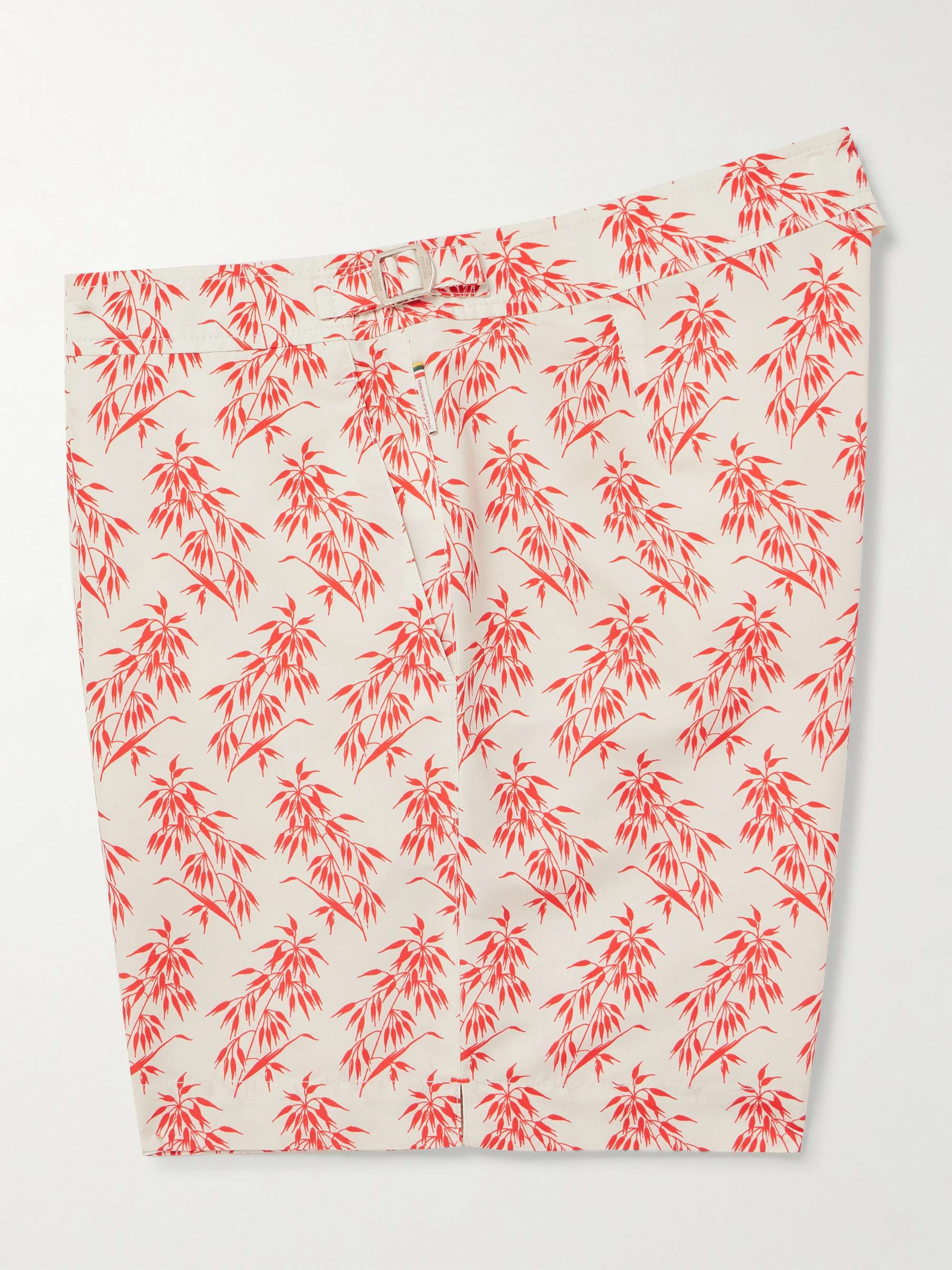 Bulldog Slim-Fit Mid-Length Printed Swim Shorts view