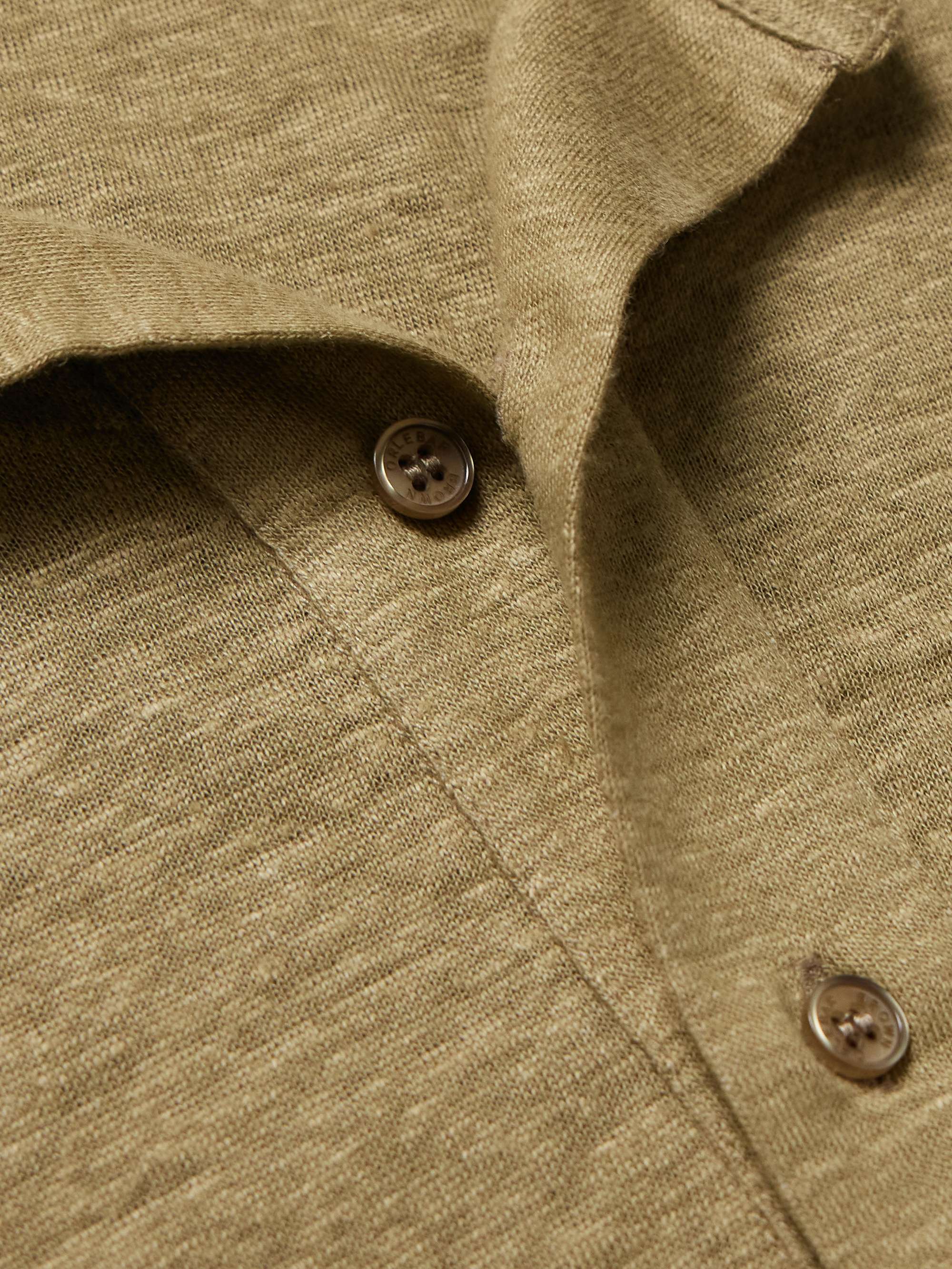 Sebastian Linen-Jersey Polo Shirt view