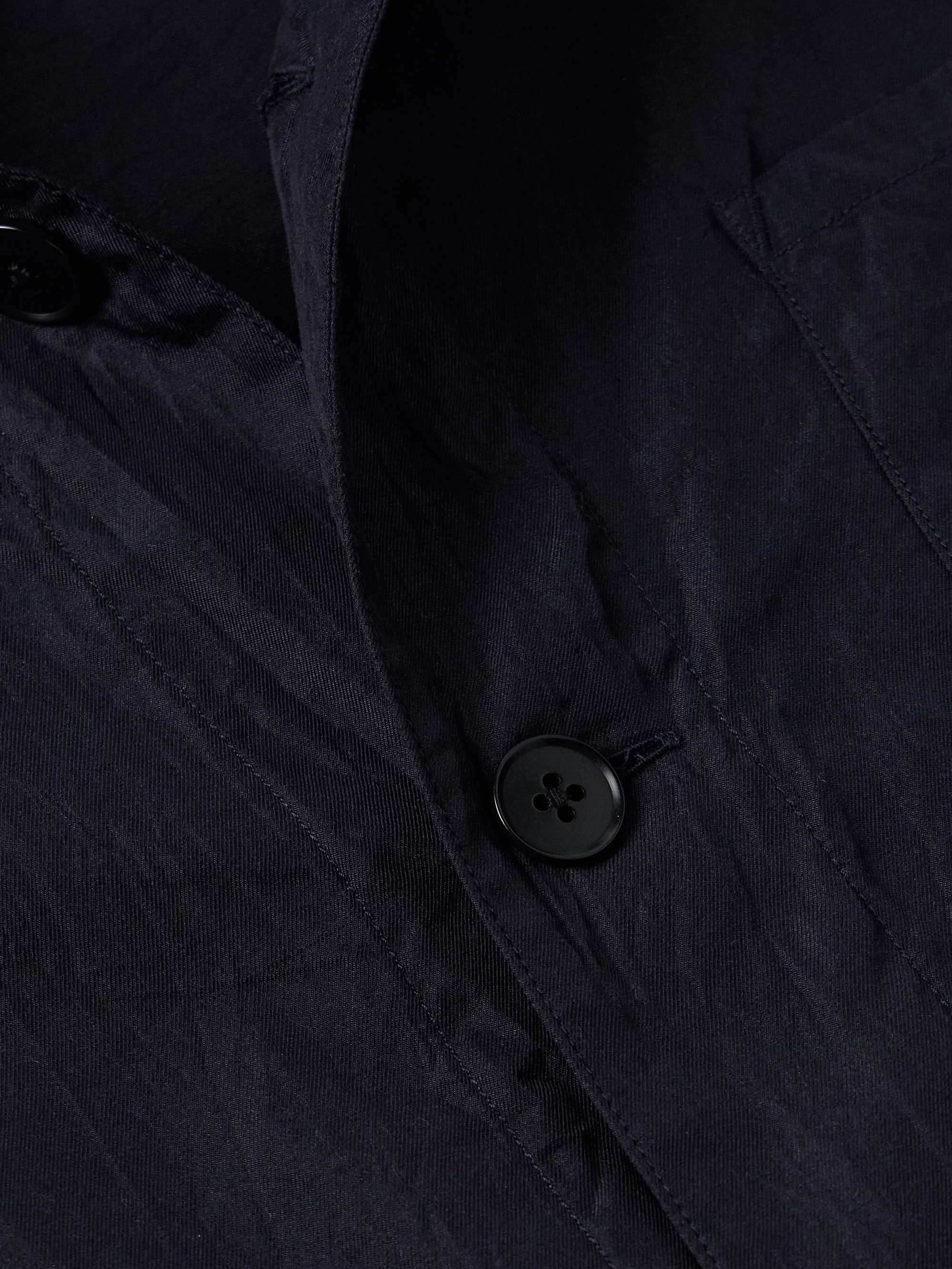 Cotton and Silk-Blend Twill Shirt Jacket view