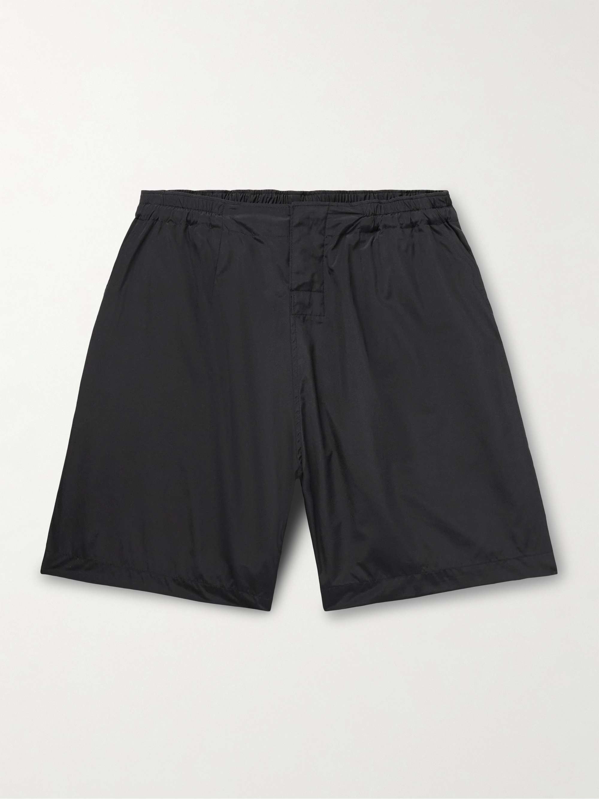 Trainer Straight-Leg Silk-Blend Shell Shorts view