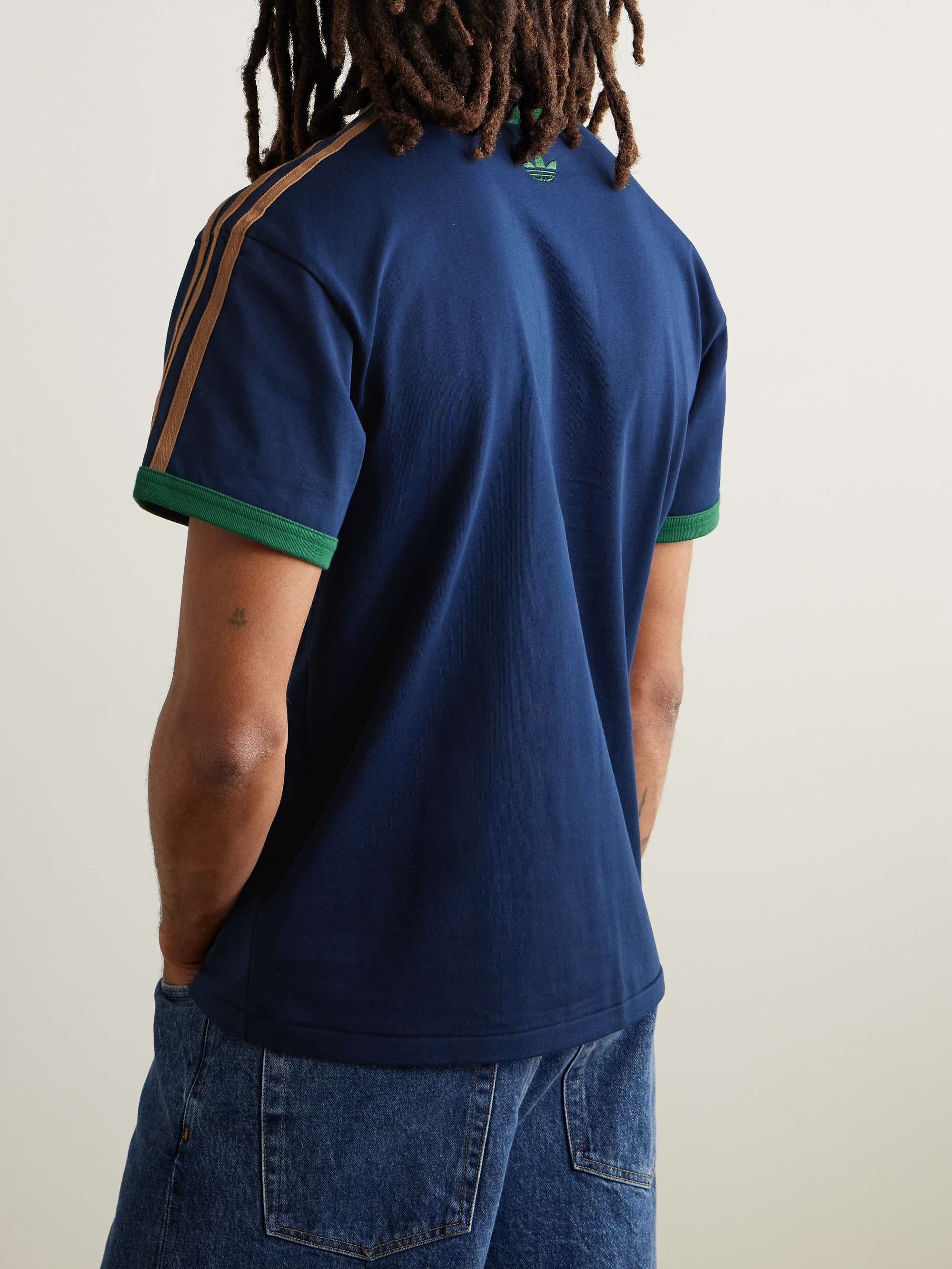 + Brain Dead Logo-Flocked Cotton-Jersey T-Shirt view
