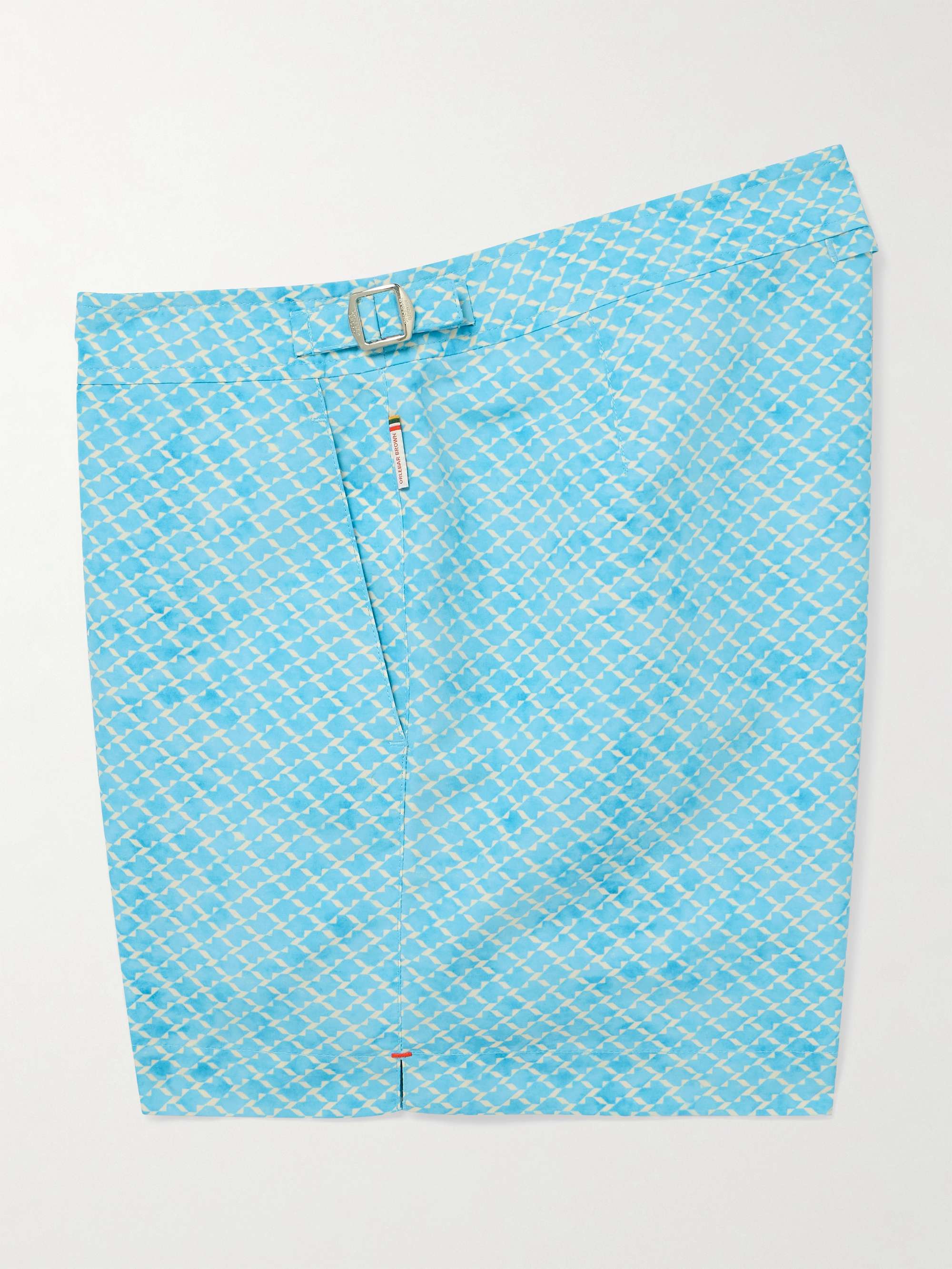 Setter Slim-Fit Mid-Length Printed Recycled Swim Shorts view