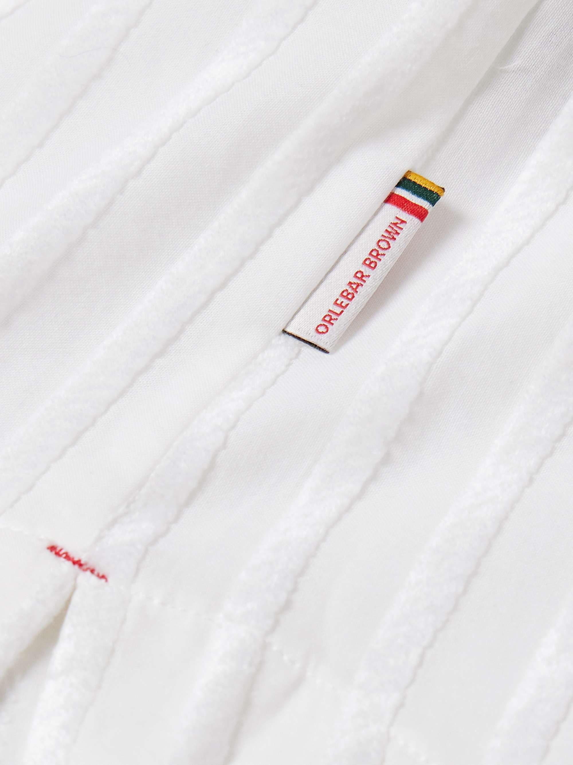 Ridley Striped Chenille Polo Shirt view