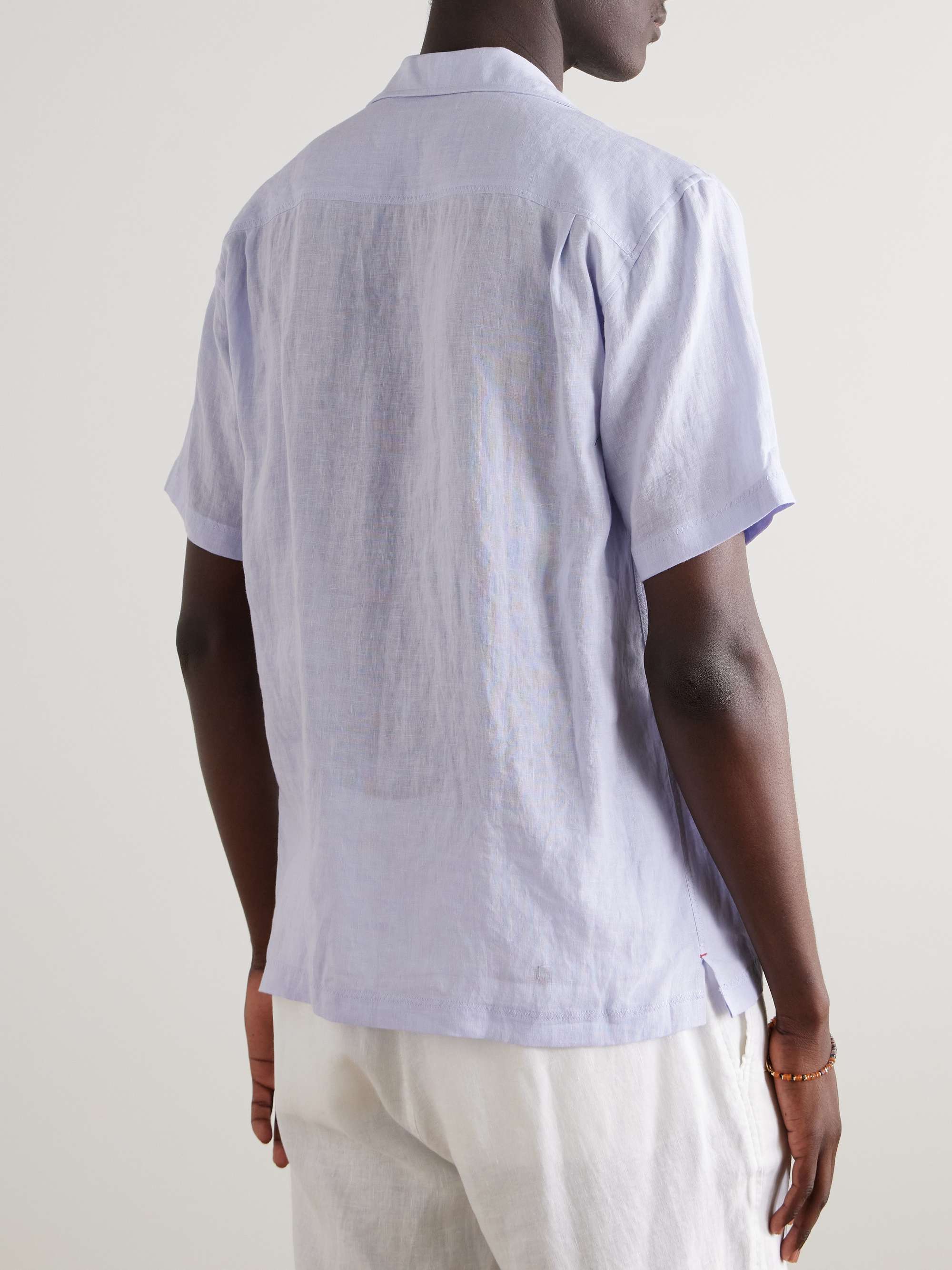 Maitan II Camp-Collar Linen Shirt view