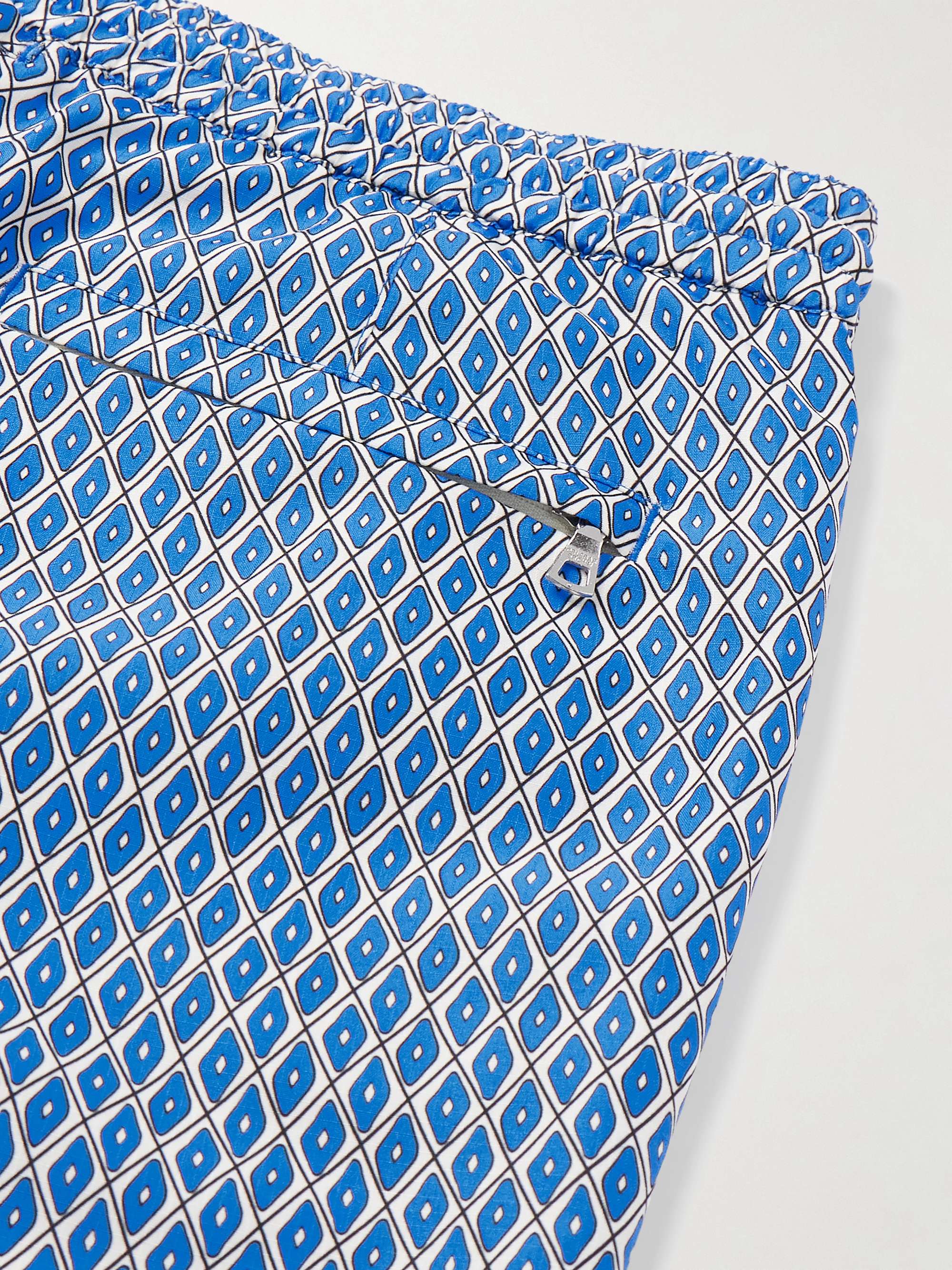Standard Terrazzo Slim-Fit Mid-Length Printed Recycled Swim Shorts view
