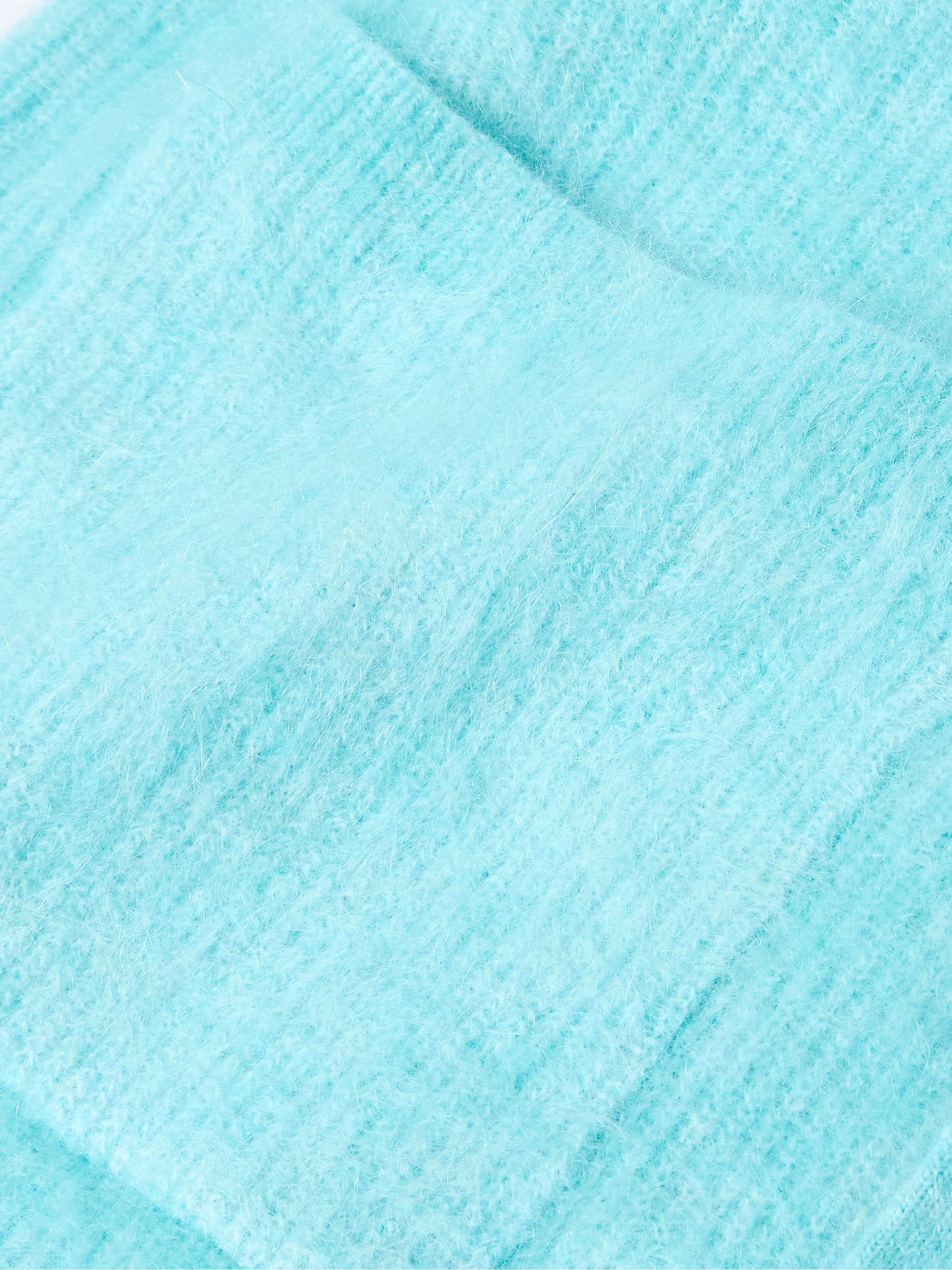 Kaito Ribbed Mohair-Blend Cardigan view