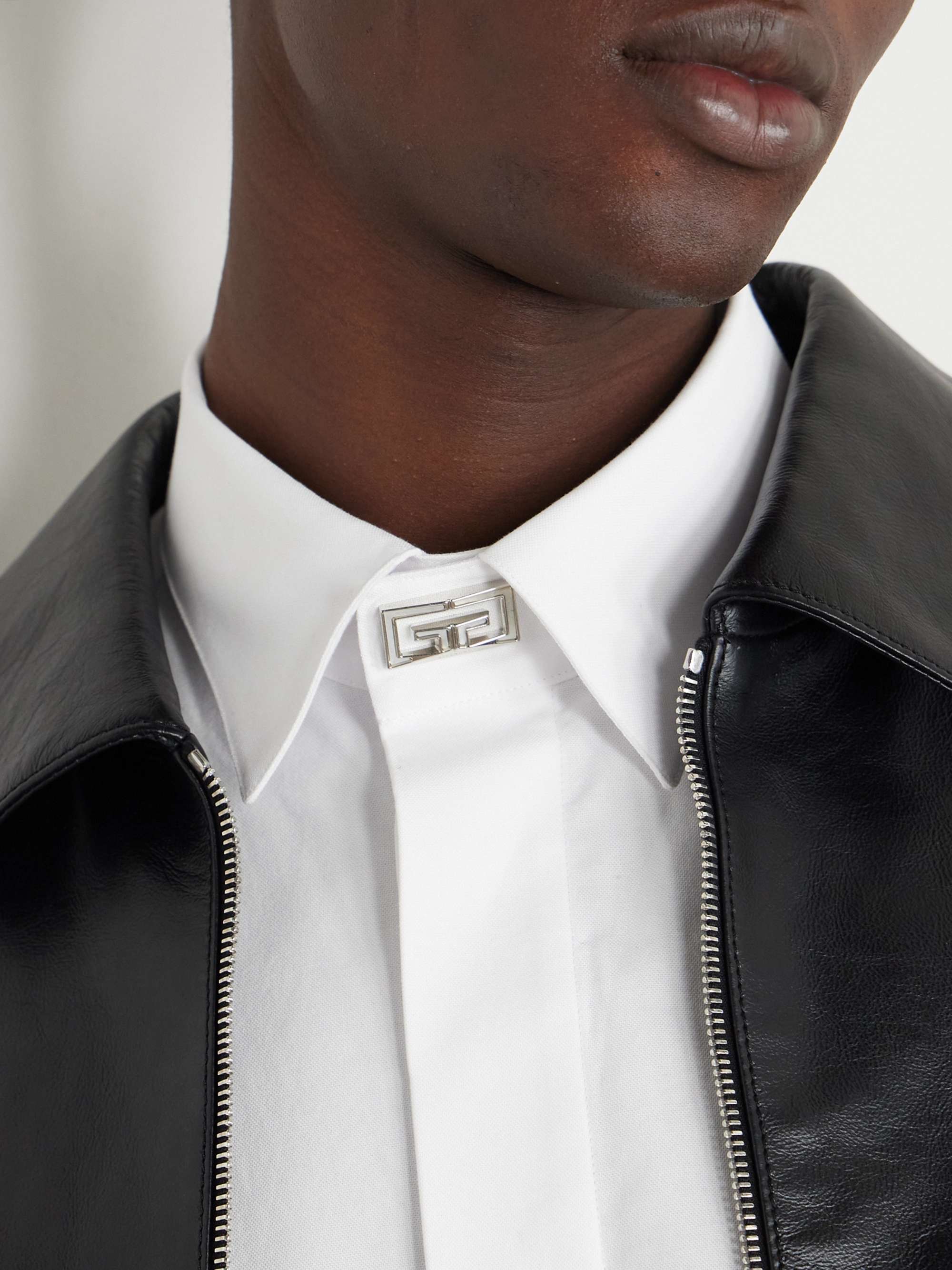 Logo-Embellished Cotton Oxford Shirt view