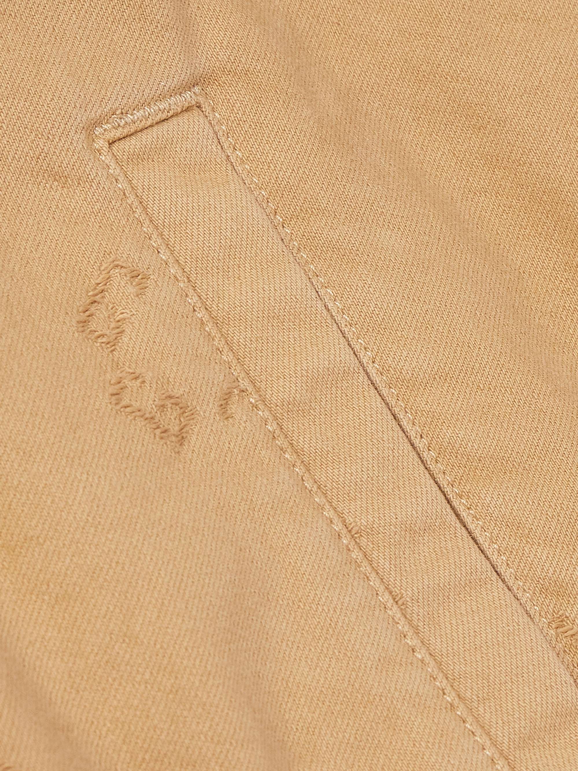 Logo-Jacquard Denim Hooded Jacket view