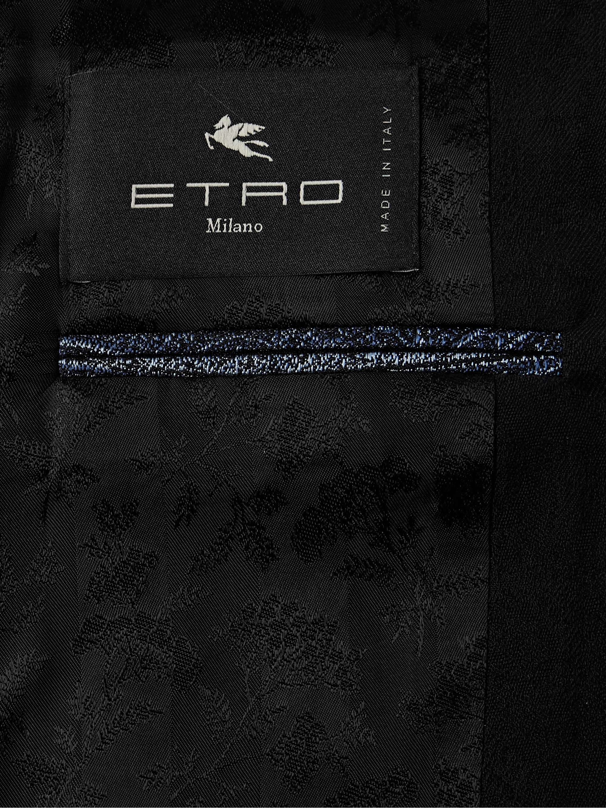 Wool and Silk-Blend Jacquard Tuxedo view