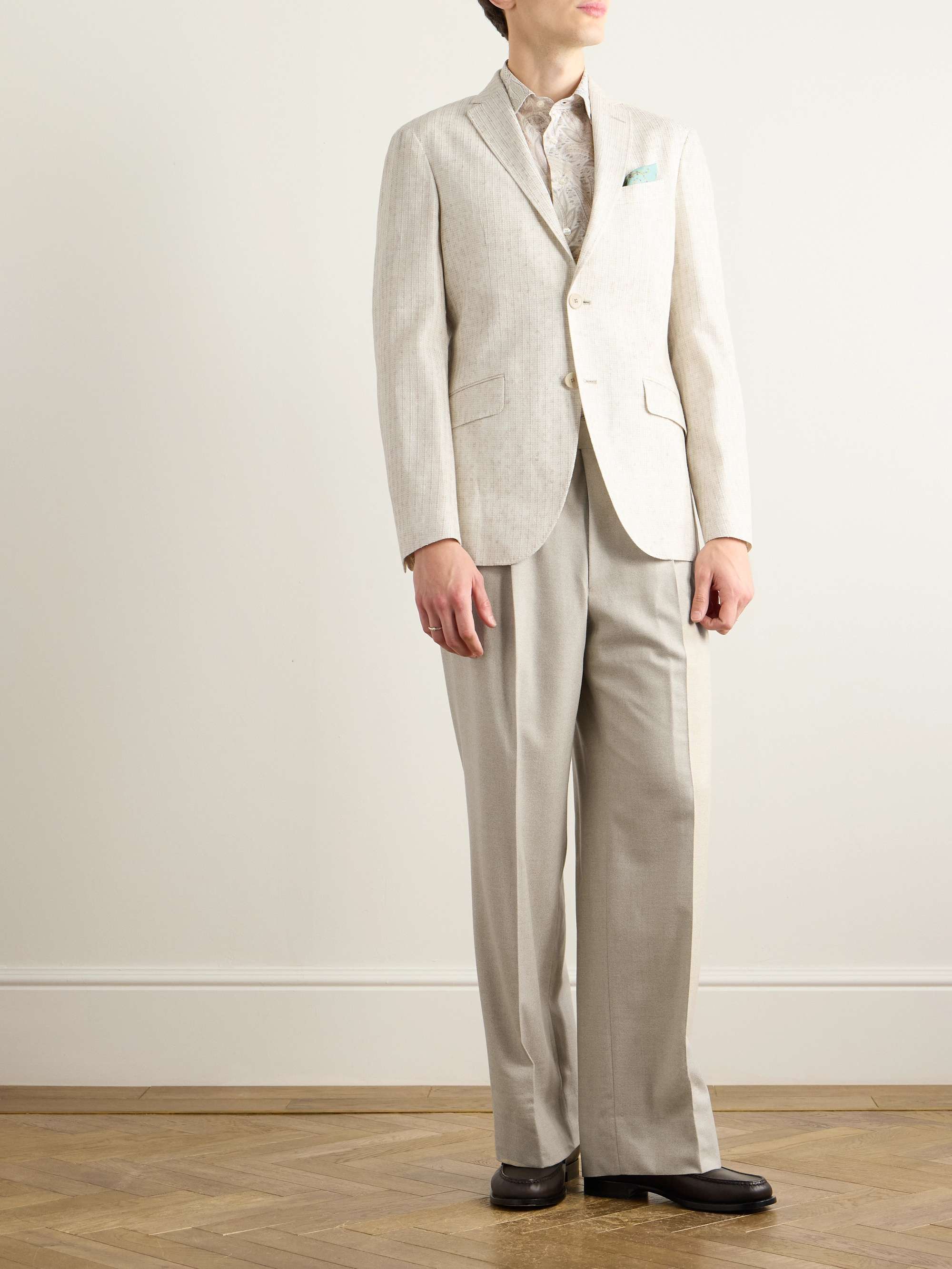 Cotton-Jacquard Suit Jacket view