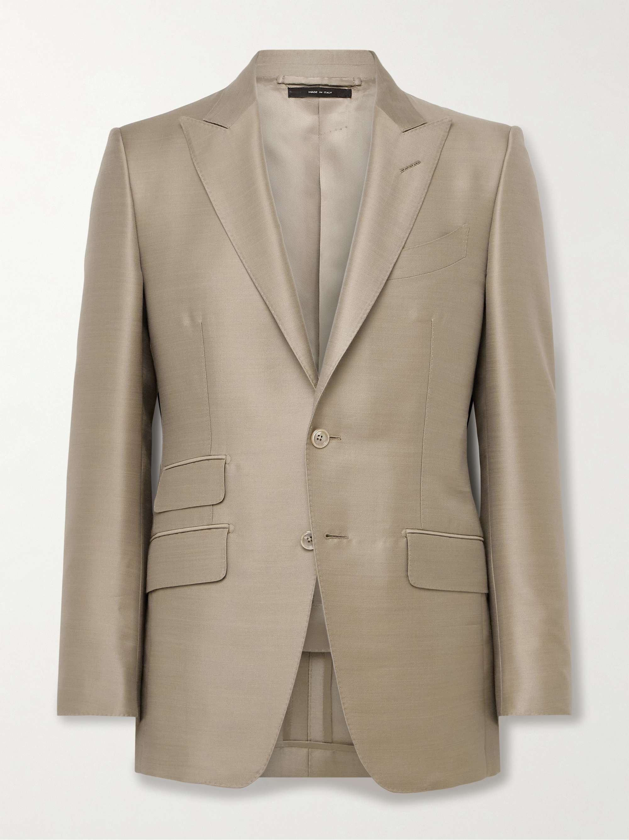 O'Connor Slim-Fit Wool, Mohair and Silk-Blend Twill Suit Jacket view