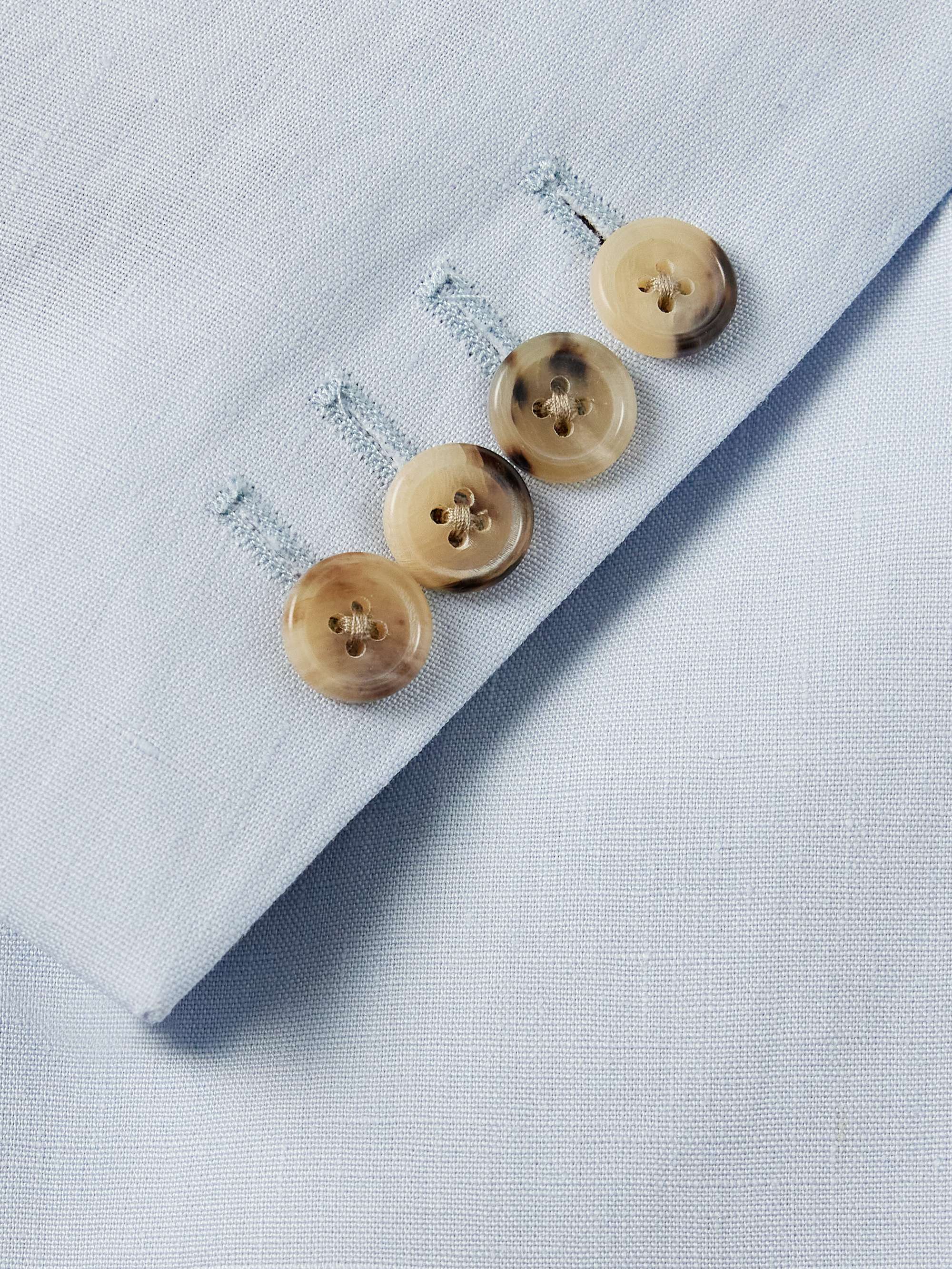 Unstructured Linen Suit Jacket view