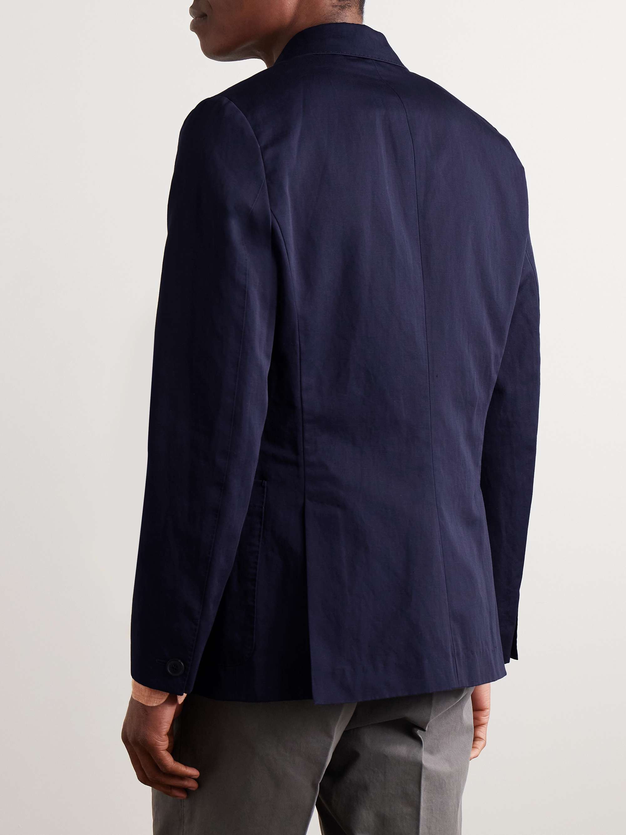 Cotton and Linen-Blend Suit Jacket view