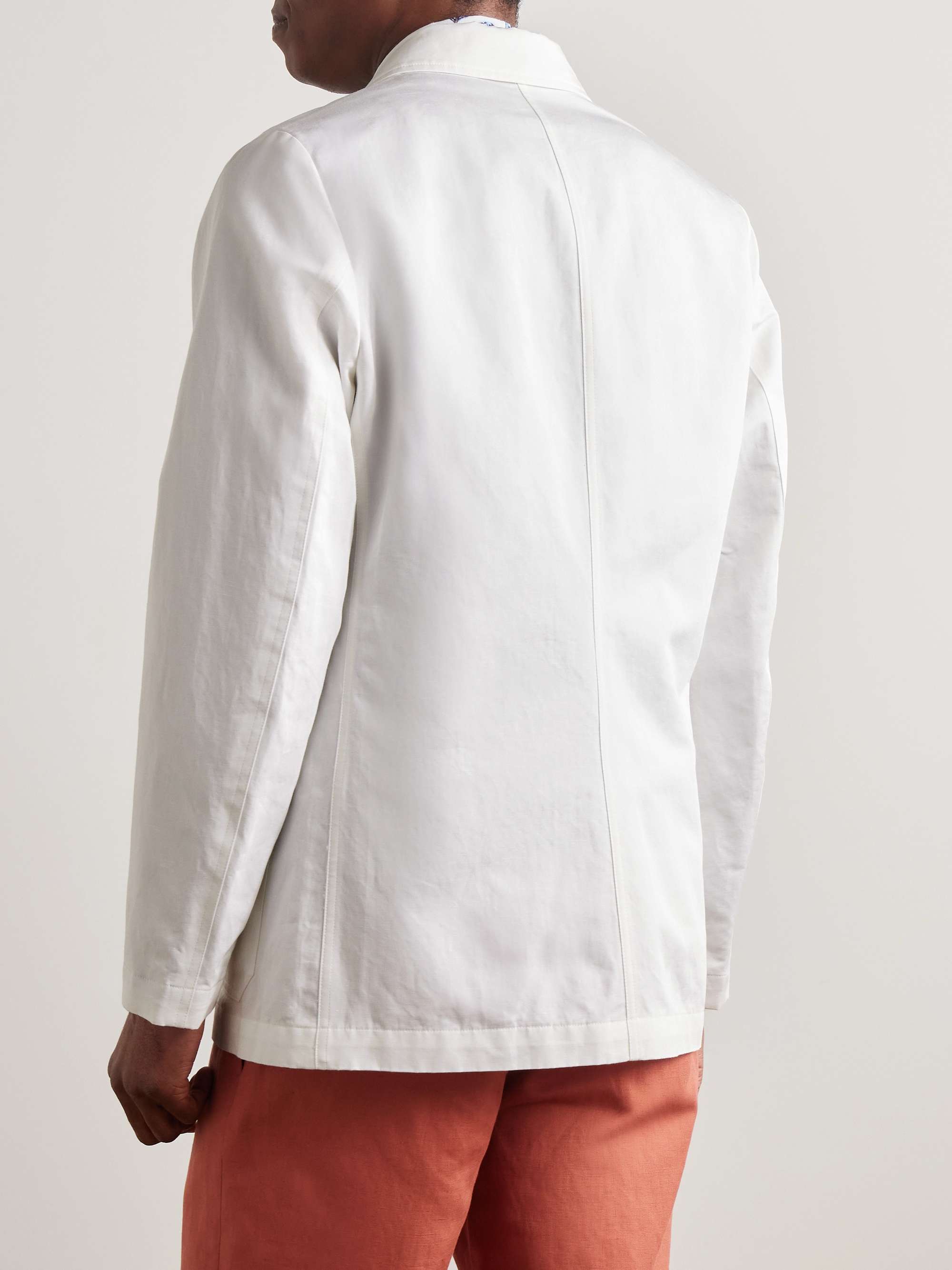 Unstructured Linen Blazer view