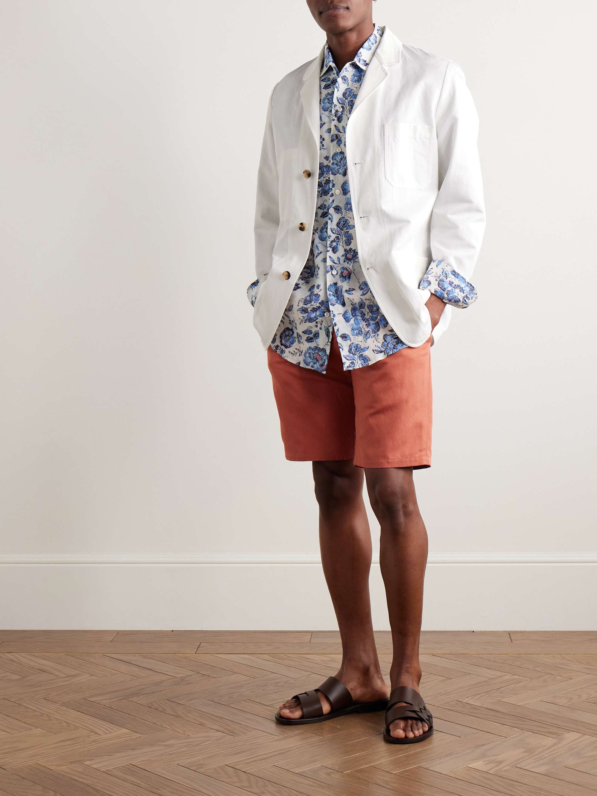 Unstructured Linen Blazer view