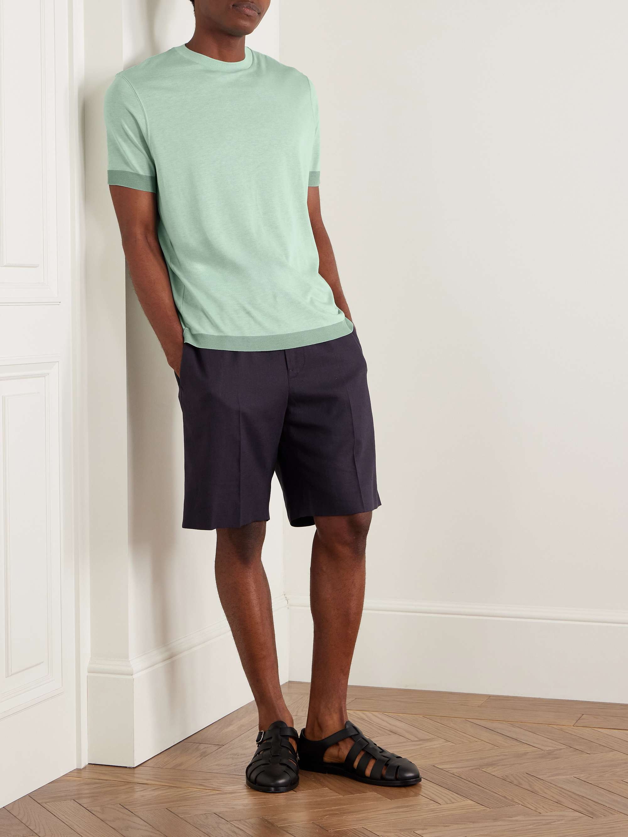 Lyocell and Cotton-Blend T-Shirt view
