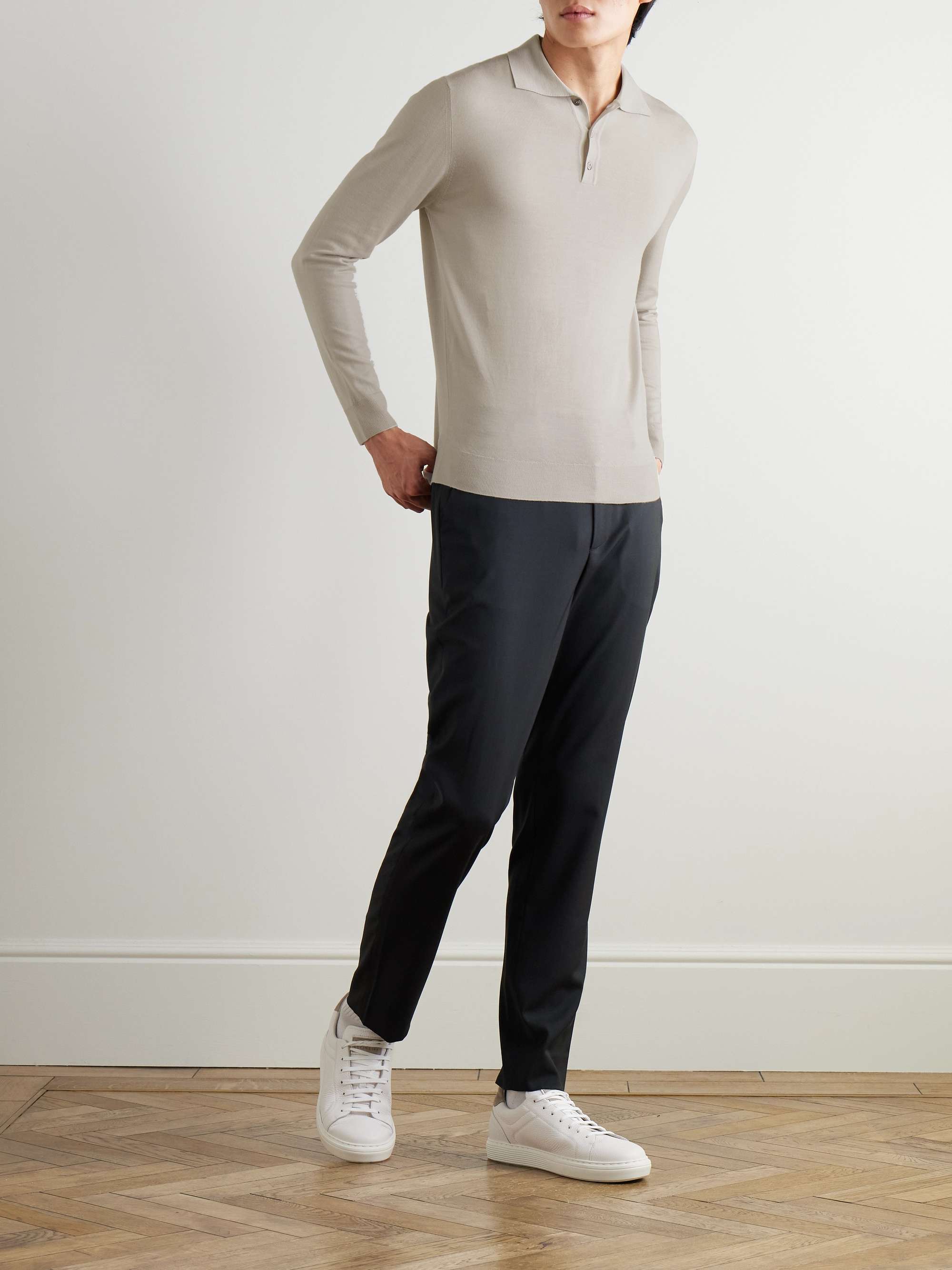 Pinco Straight-Leg Virgin Wool Trousers view