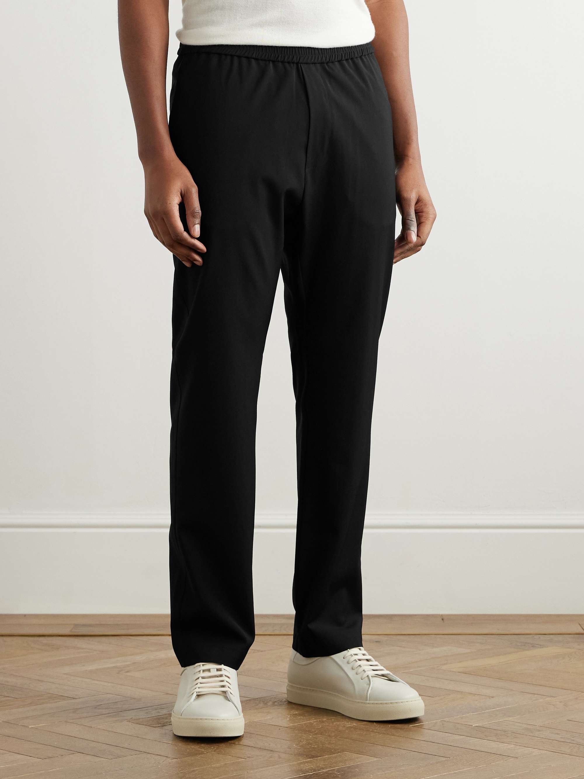 Riobarbo Tapered Tropical Virgin Wool-Crepe Trousers view