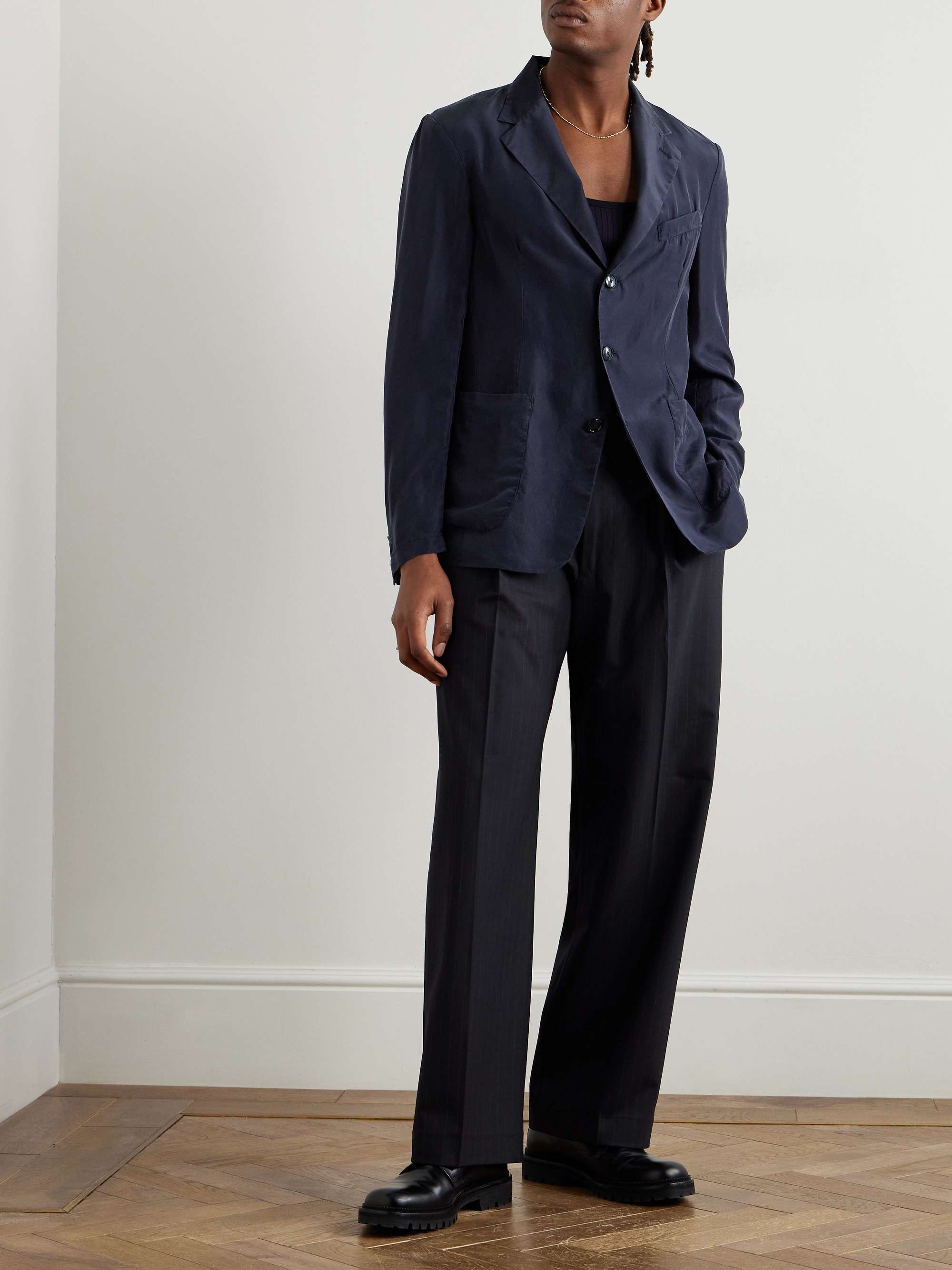 Rizzo Tentor Silk-Voile Blazer view