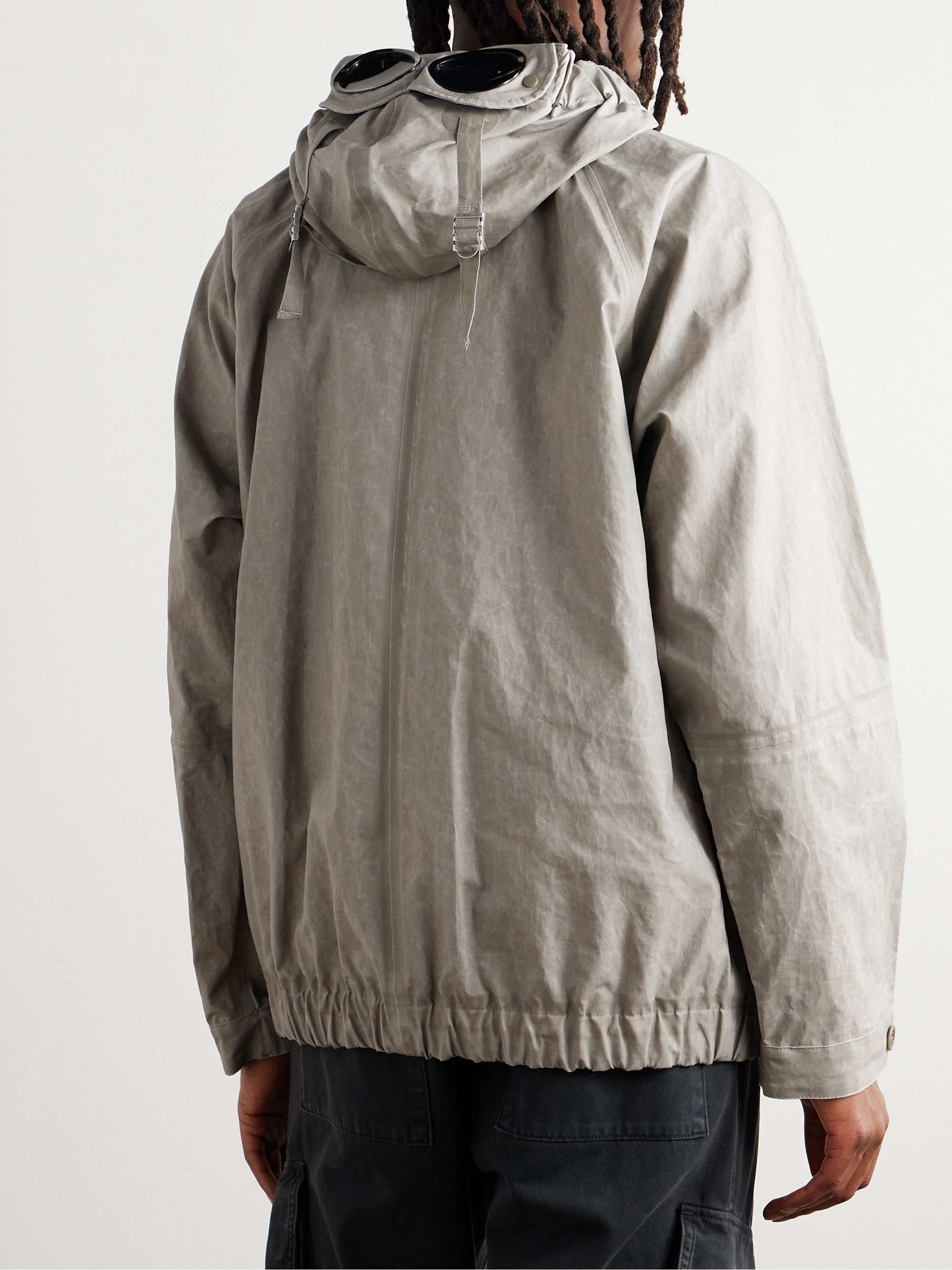 Hooded Appliquéd TOOB-Two Coated-Linen Jacket view