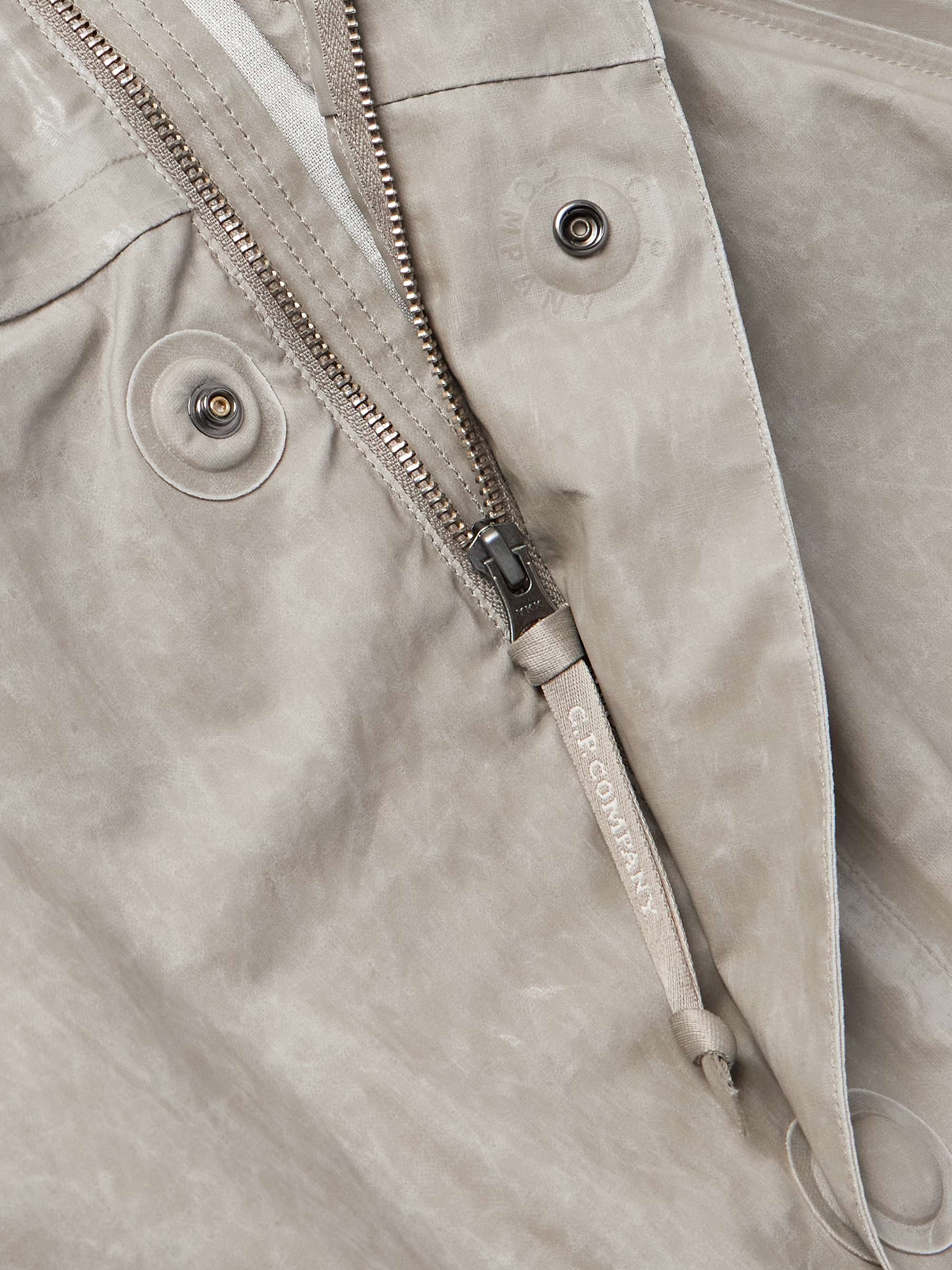 Hooded Appliquéd TOOB-Two Coated-Linen Jacket view