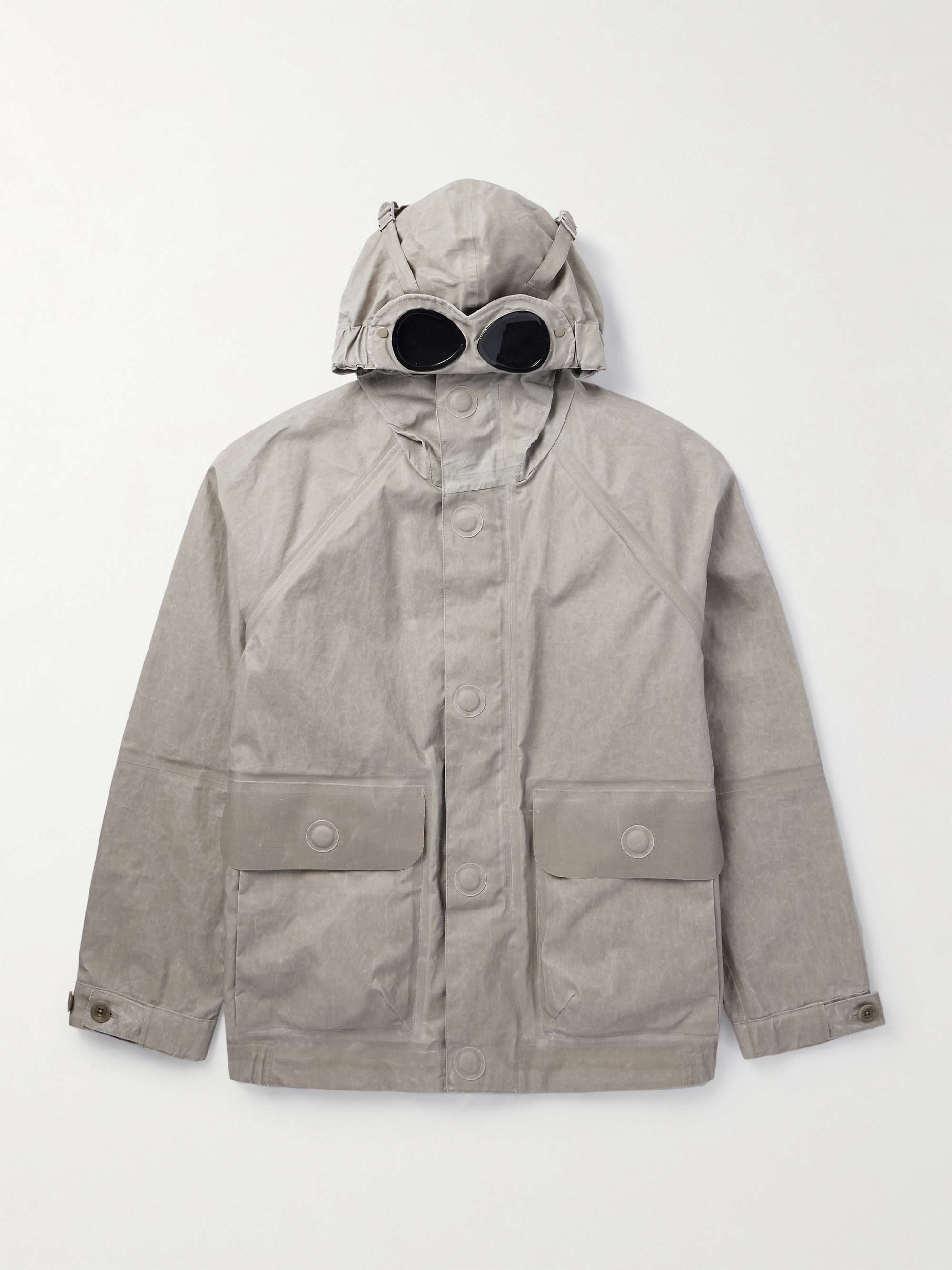 Hooded Appliquéd TOOB-Two Coated-Linen Jacket view