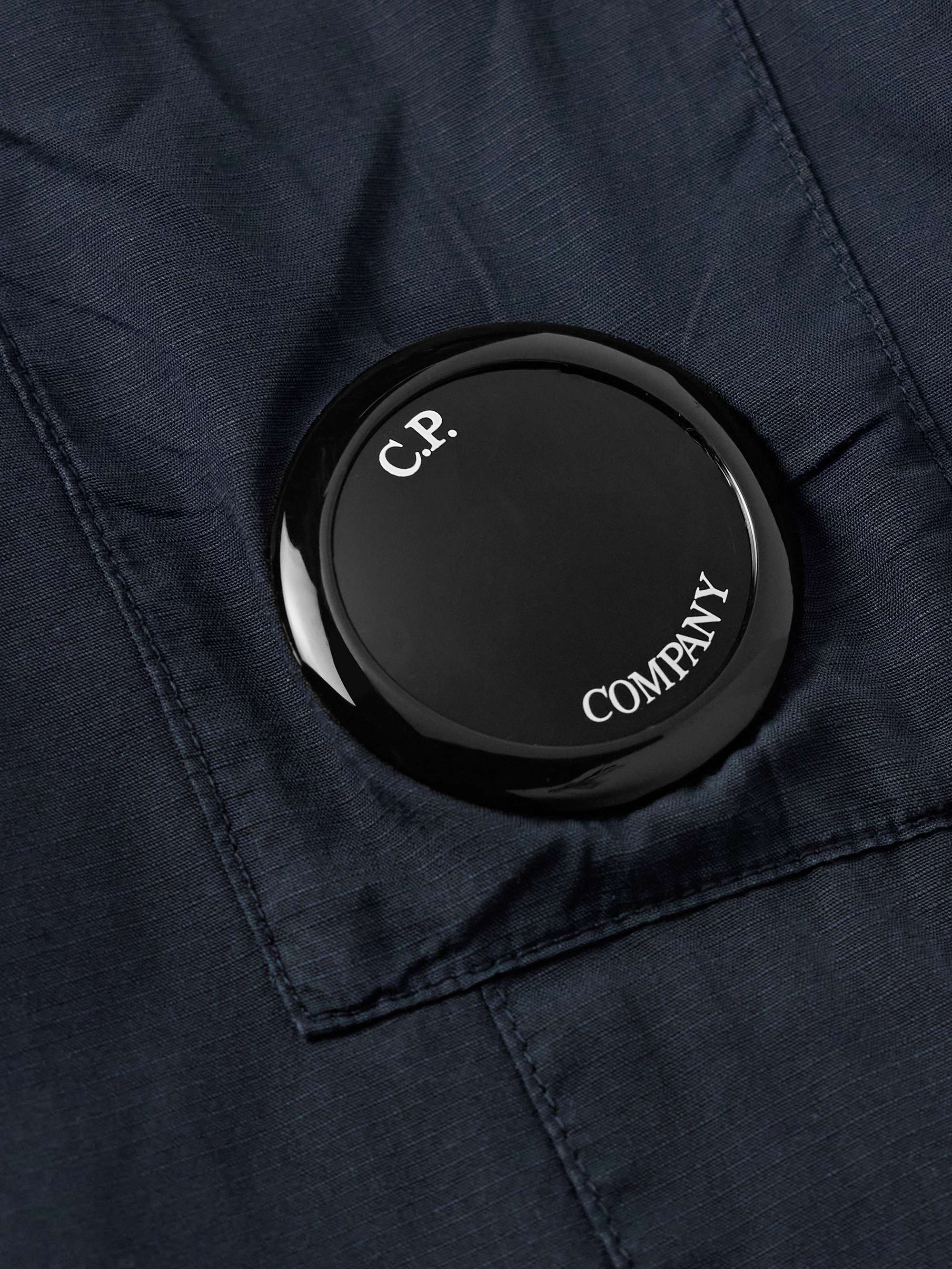 Logo-Appliquéd Cotton-Ripstop Overshirt view