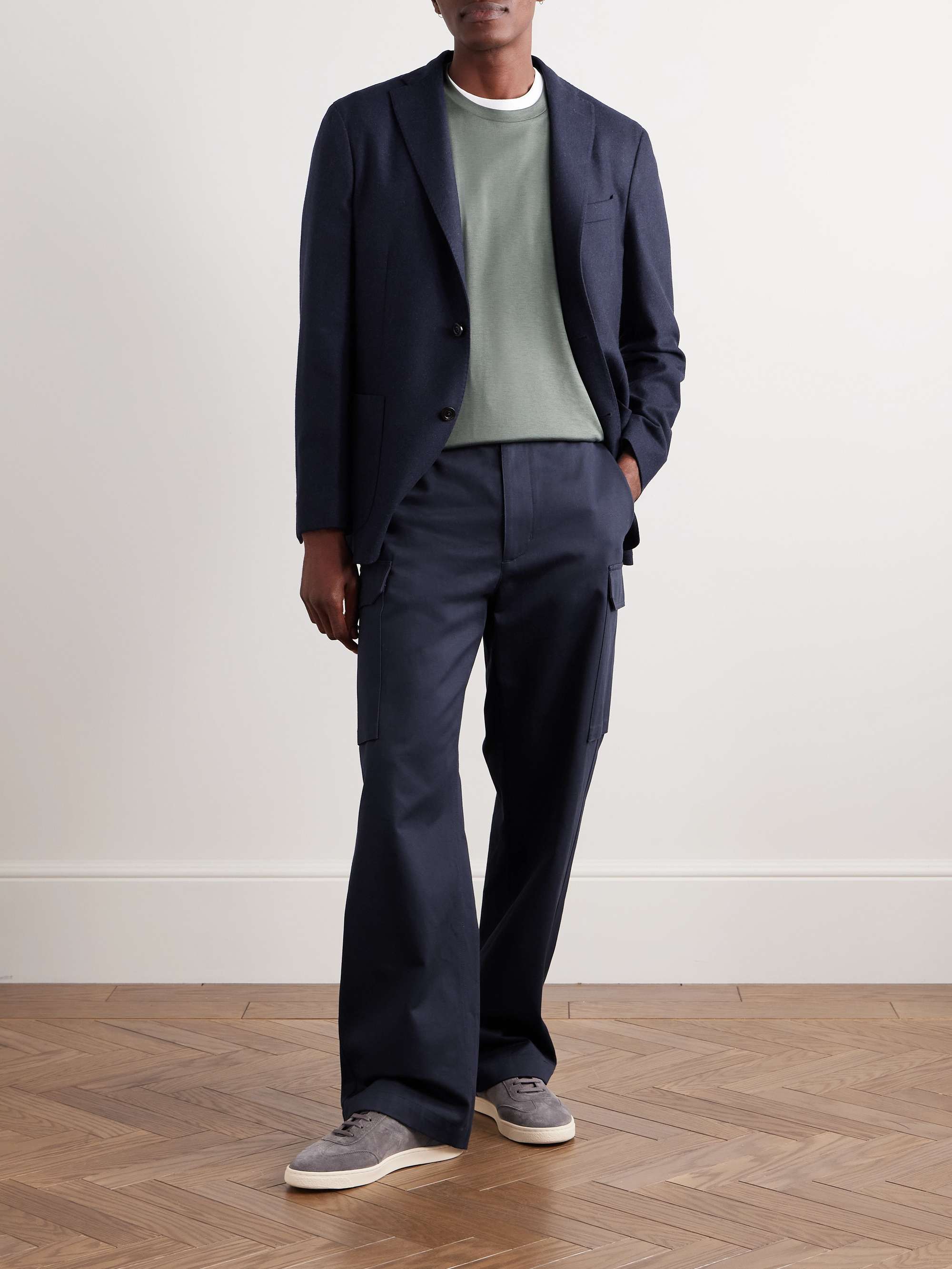 Brushed Virgin Wool Blazer view