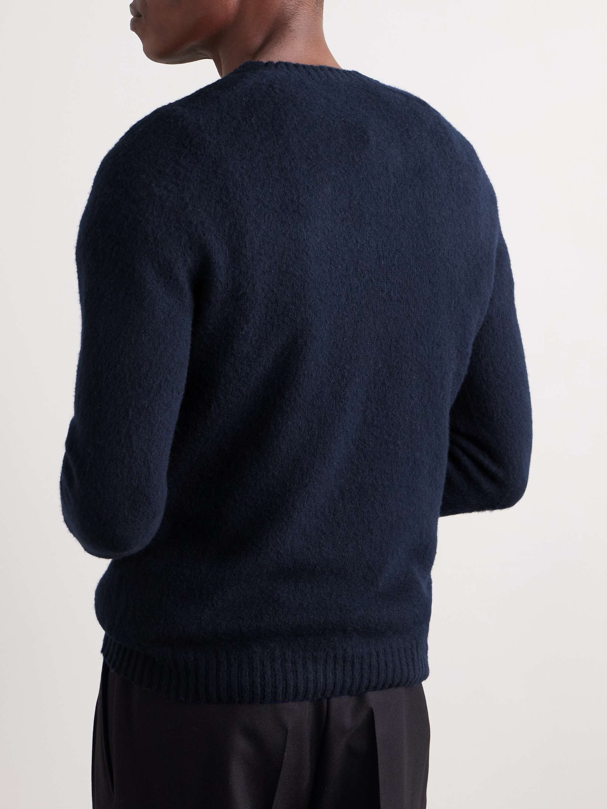 Slim-Fit Wool and Cashmere-Blend Sweater view