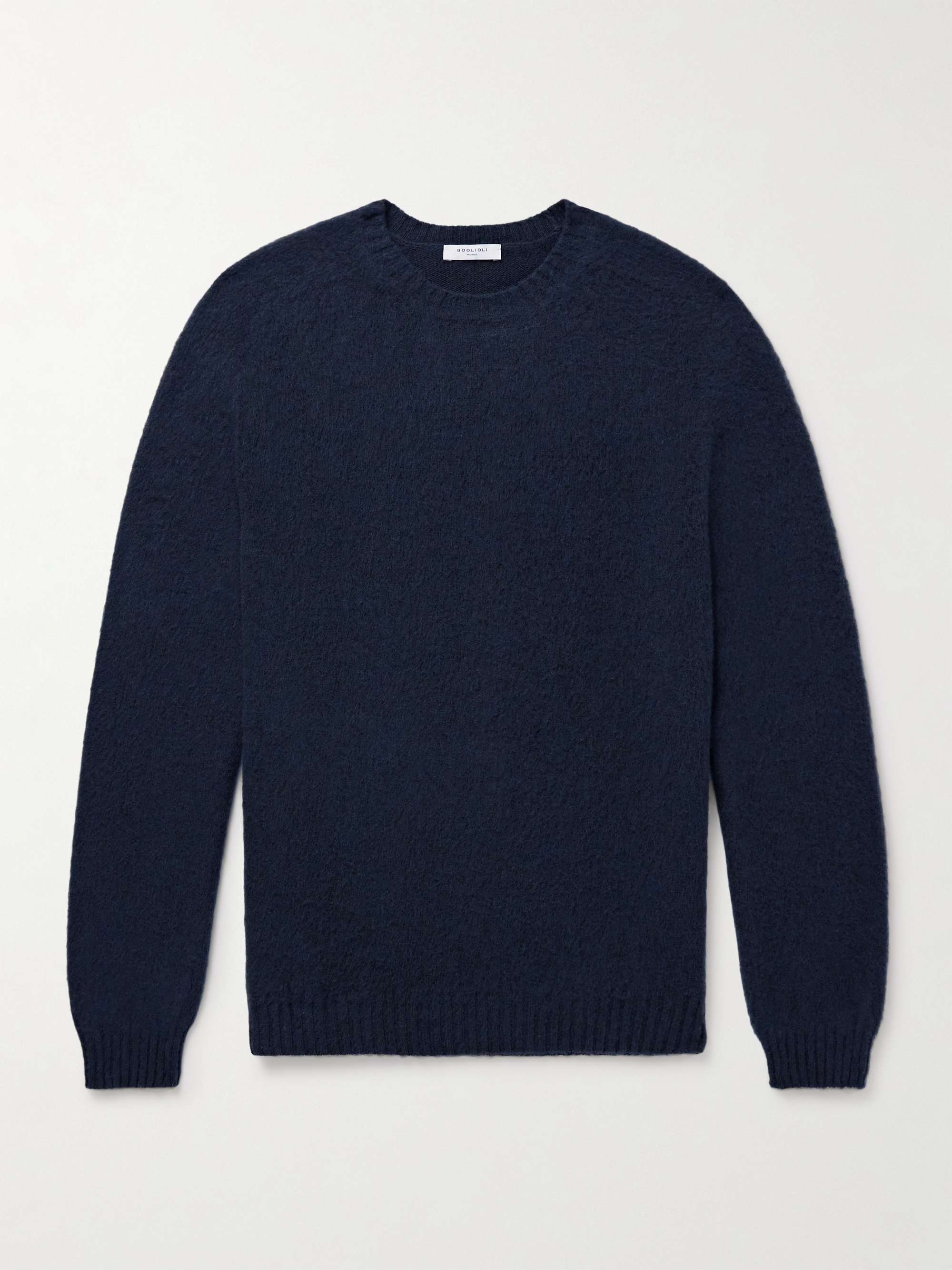 Slim-Fit Wool and Cashmere-Blend Sweater view
