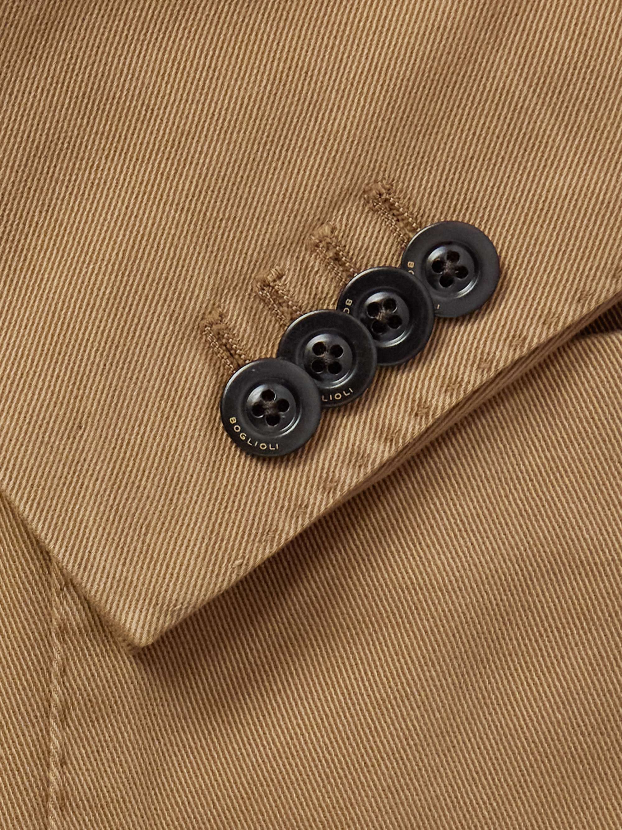 Garment-Dyed Cotton-Blend Twill Blazer view