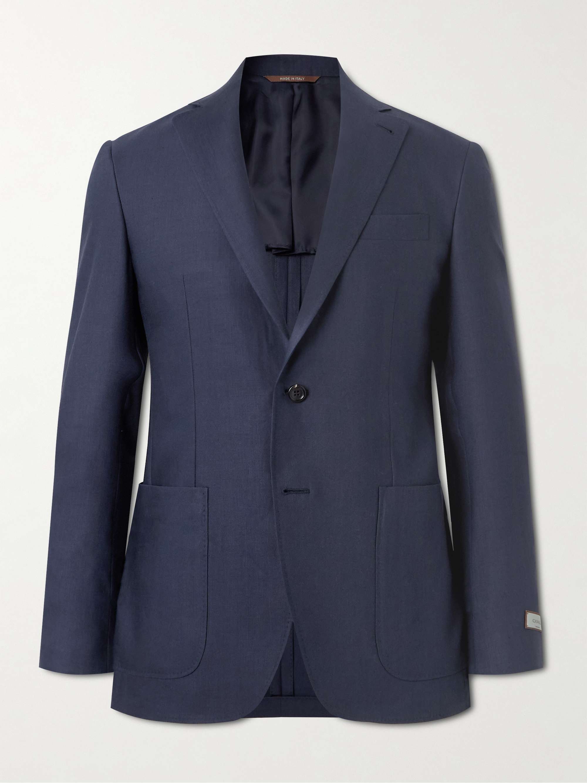 Kei Linen and Wool-Blend Suit Jacket view