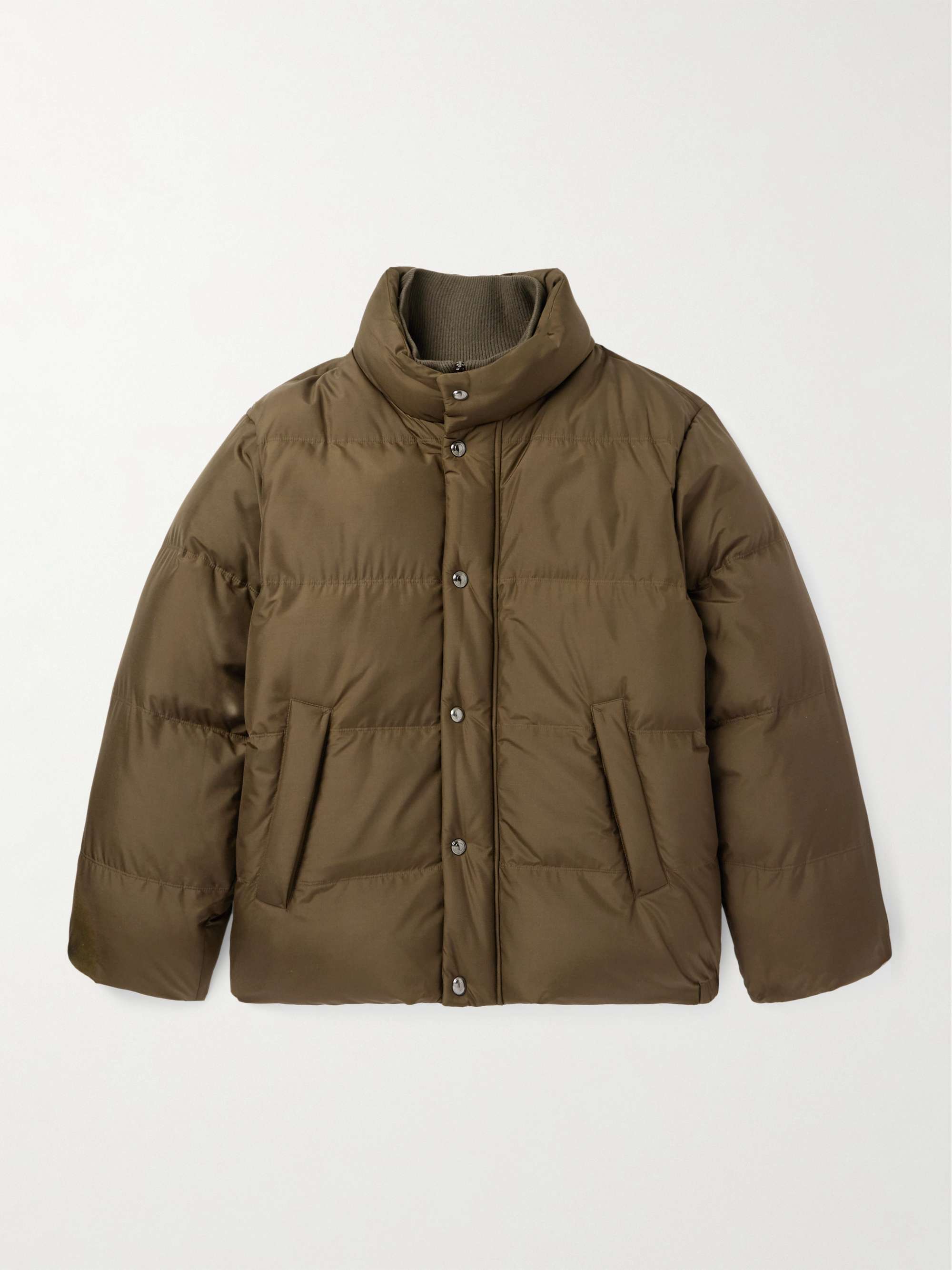 Lucio Quilted Storm System® Silk Jacket view