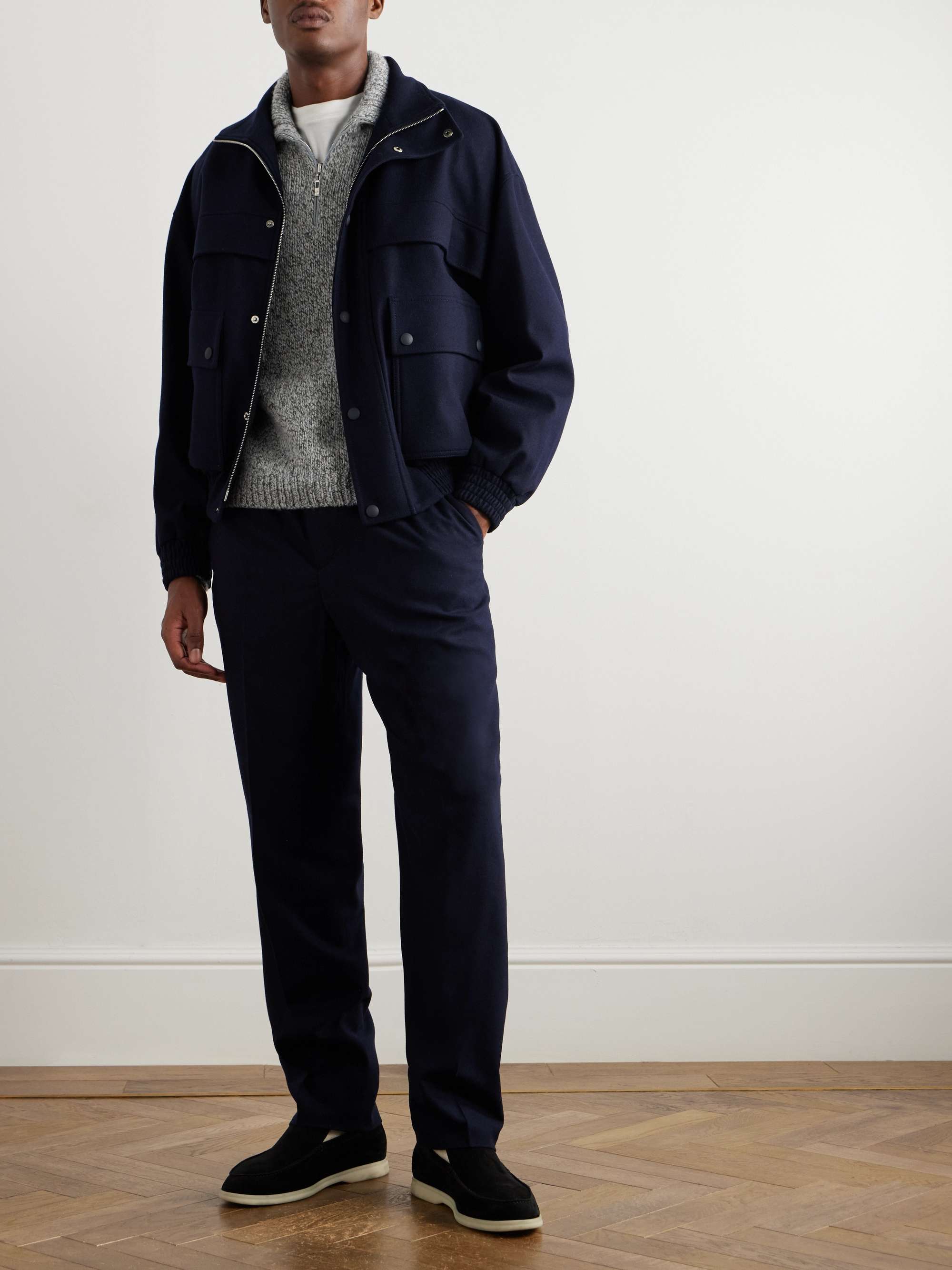 Alpe Meggiana Cashmere Half-Zip Sweater view