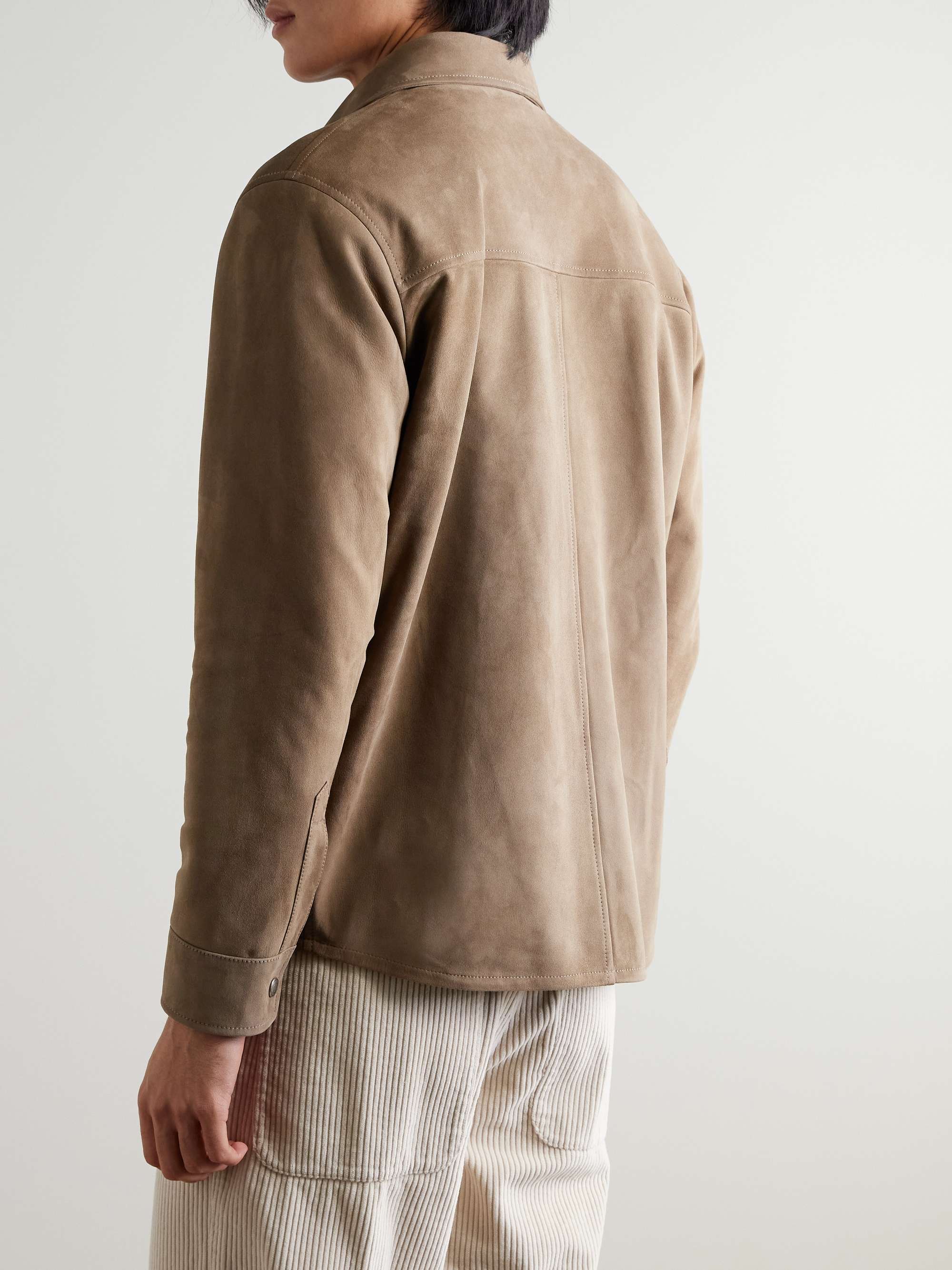 Kim Suede Overshirt view
