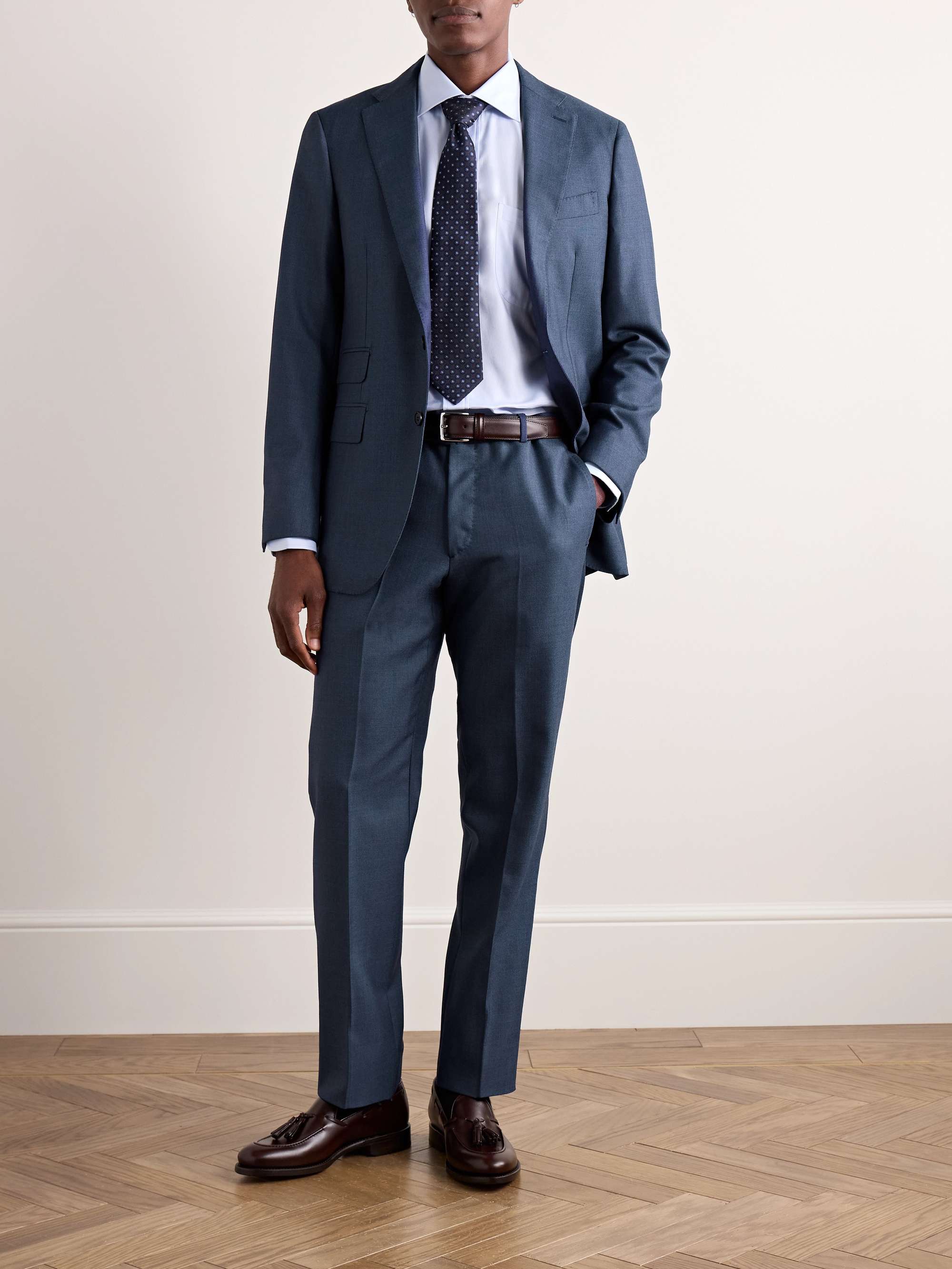 Kincaid No. 3 Slim-Fit Sharkskin Wool Suit view