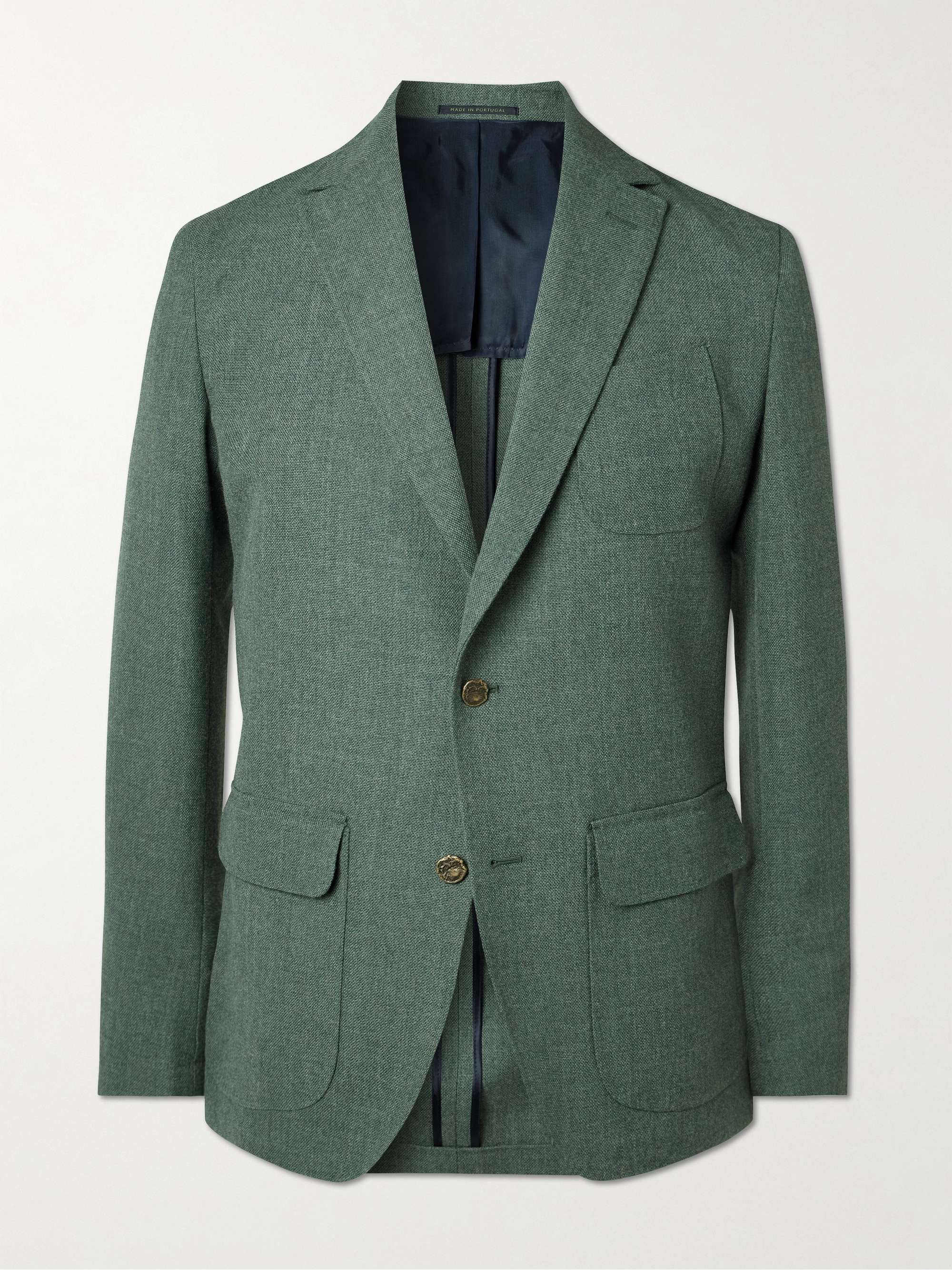 Ghost Slim-Fit Unstructured Wool Suit Jacket view